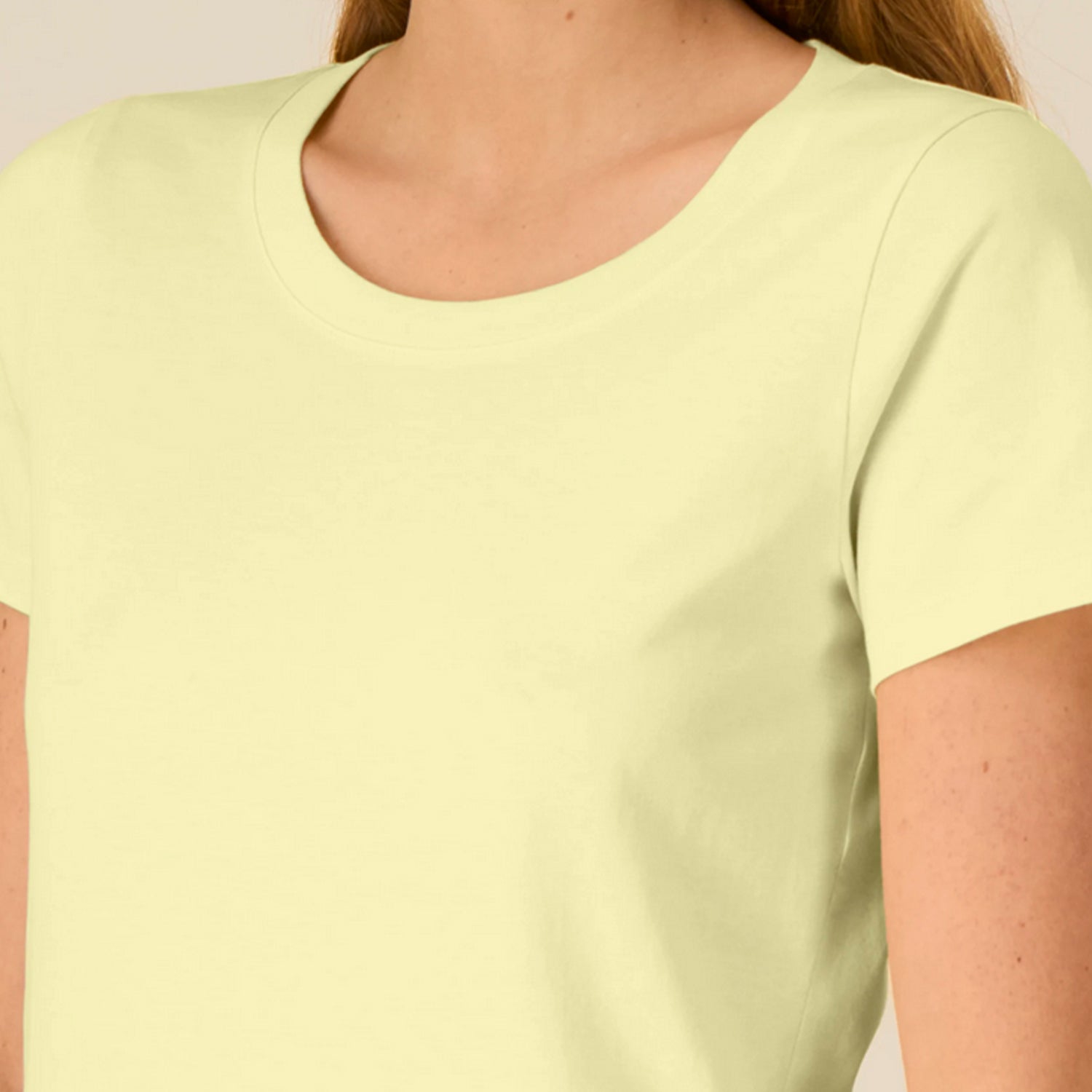 Basic T-Shirt Women Lemon
