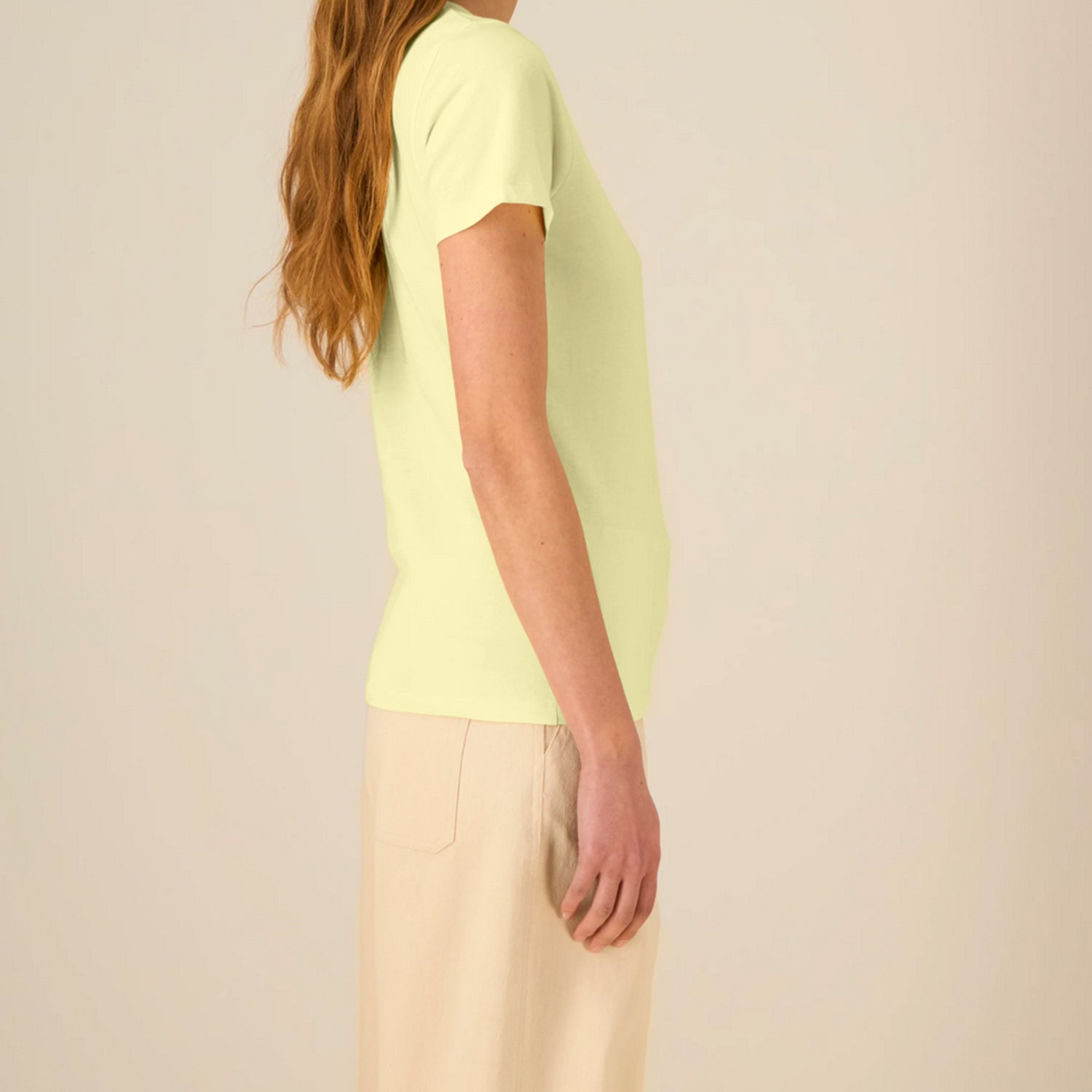Basic T-Shirt Women Lemon