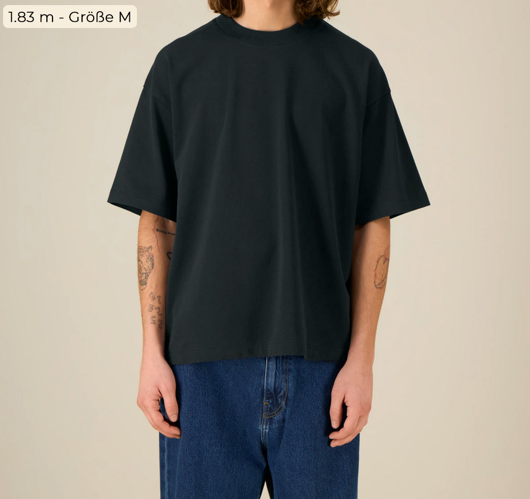 Basic Boxy Tee Black