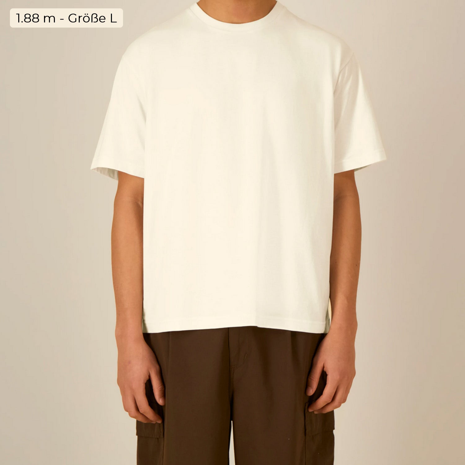 Basic Mid-Light Tee Cream