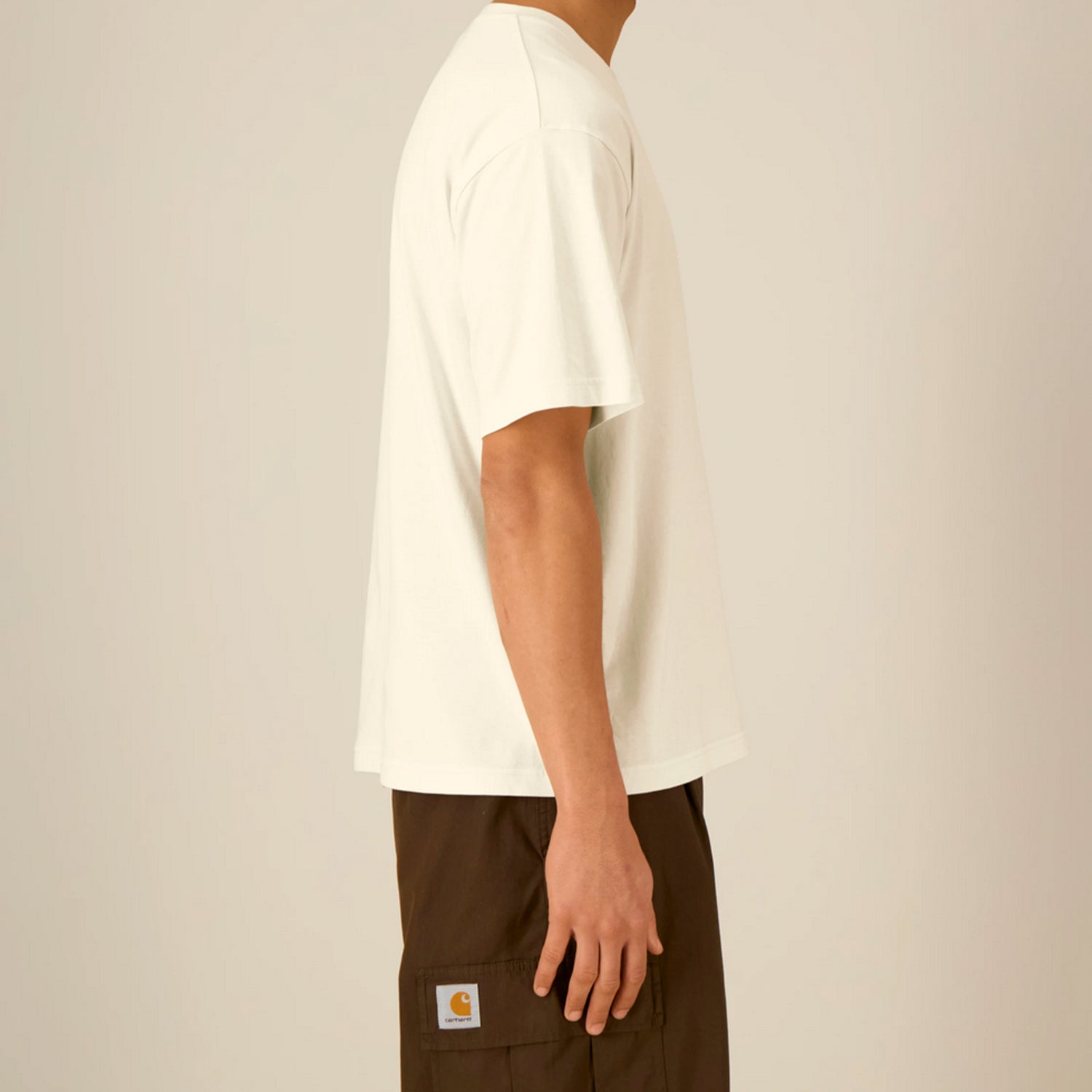 Basic Mid-Light Tee Cream