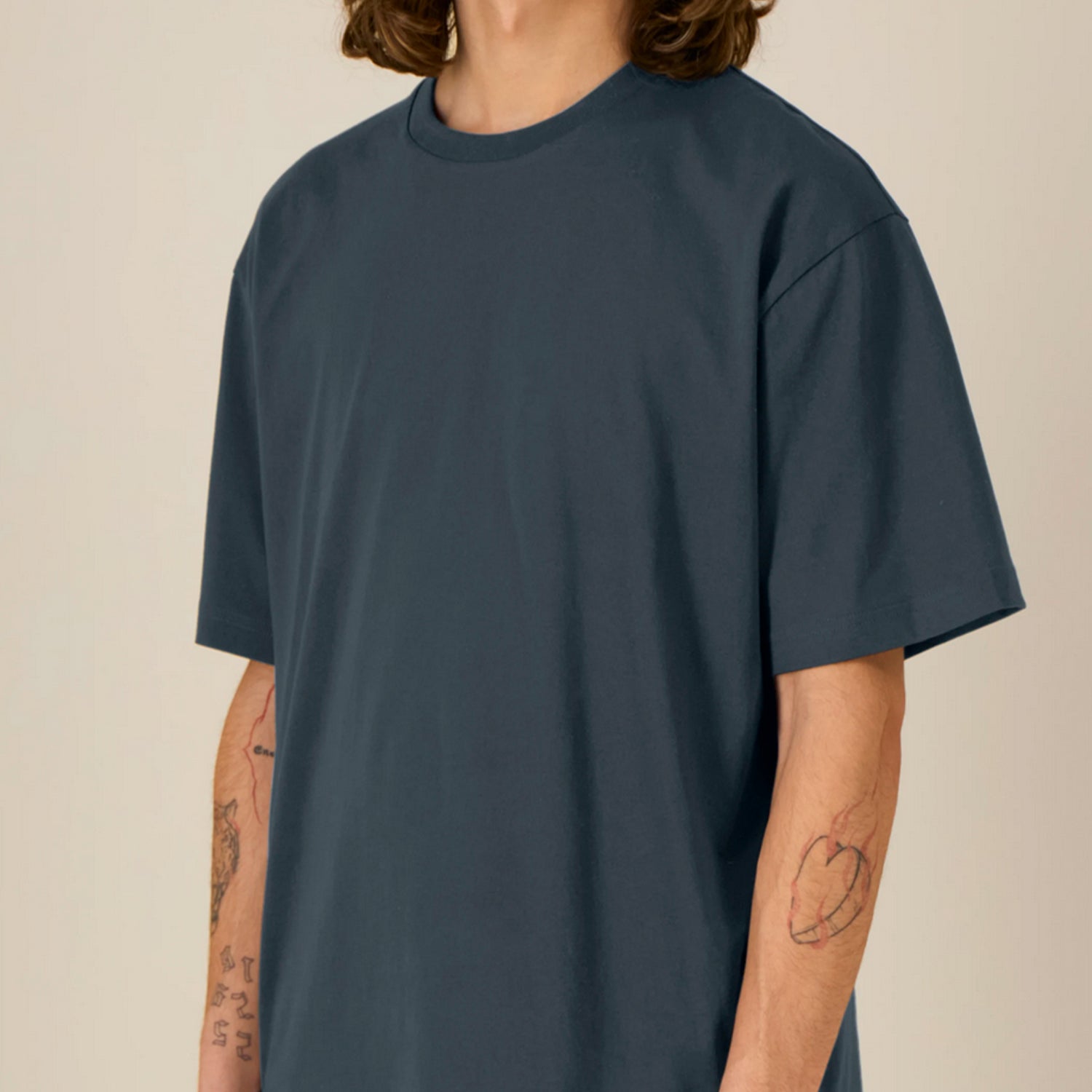 Basic Mid-Light Tee Cream