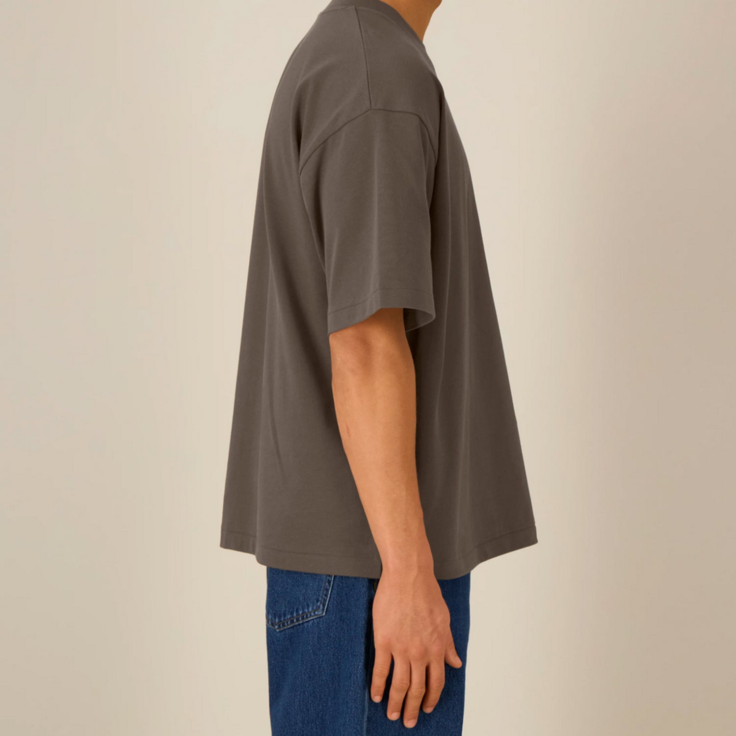 Basic Boxy Tee Mocca