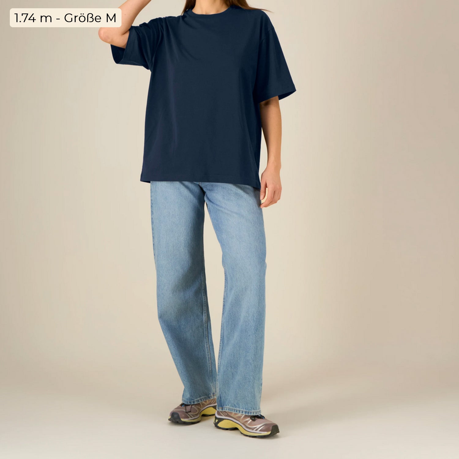 Basic Mid-Light Tee Navy