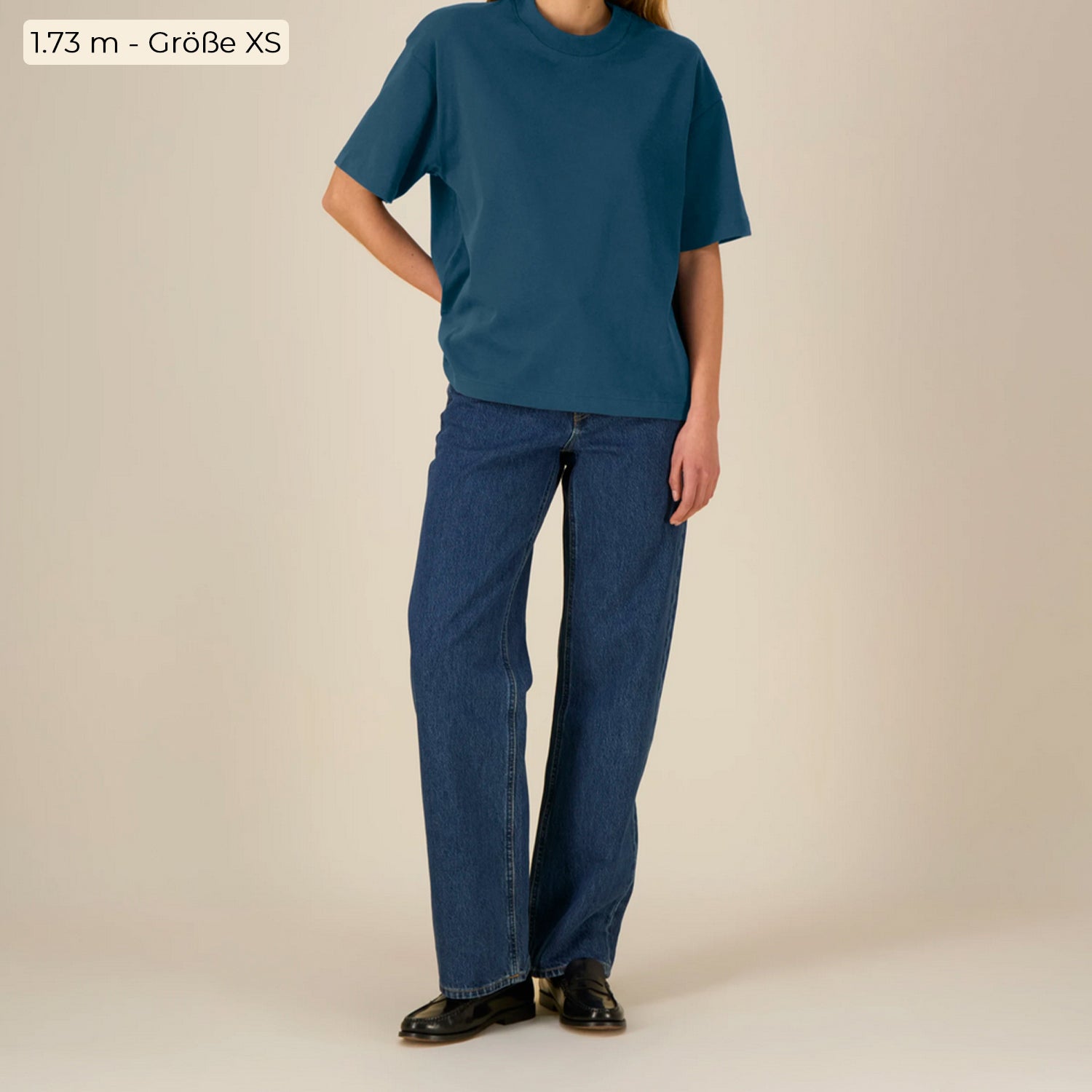 Basic Boxy Tee Deep Teal