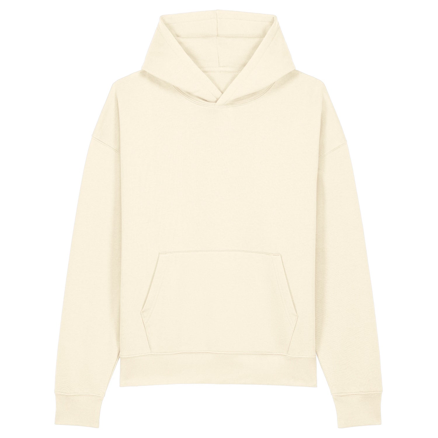 Basic Relaxed Fit Hoodie Stone