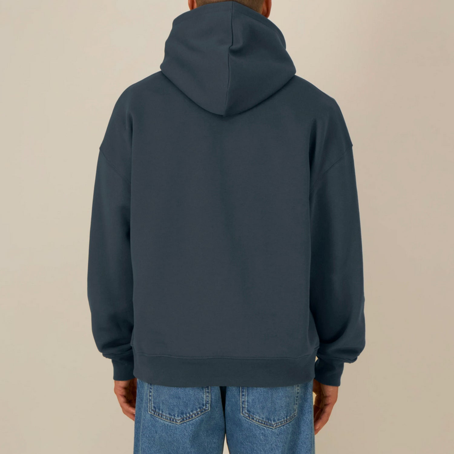 Basic Relaxed Fit Hoodie Grey