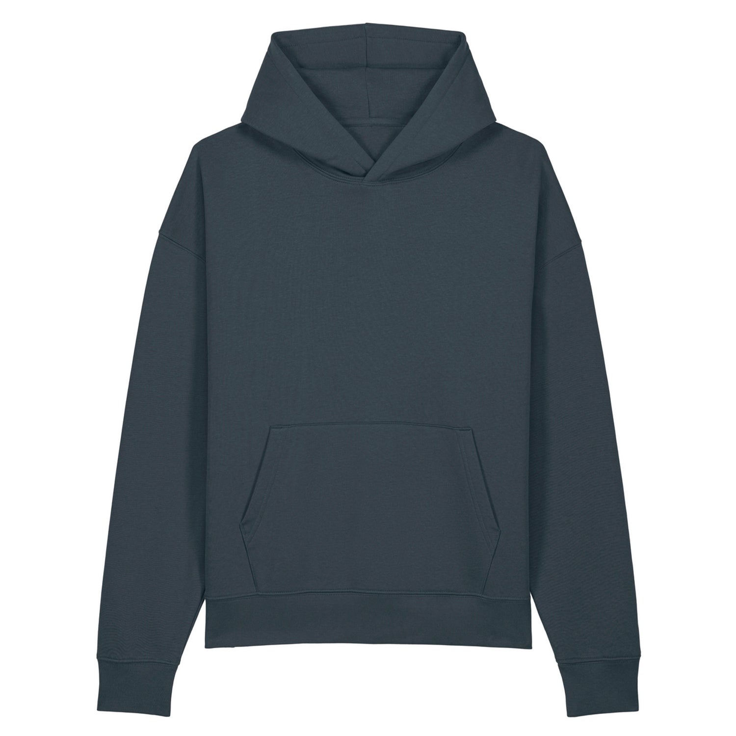 Basic Relaxed Fit Hoodie Stone