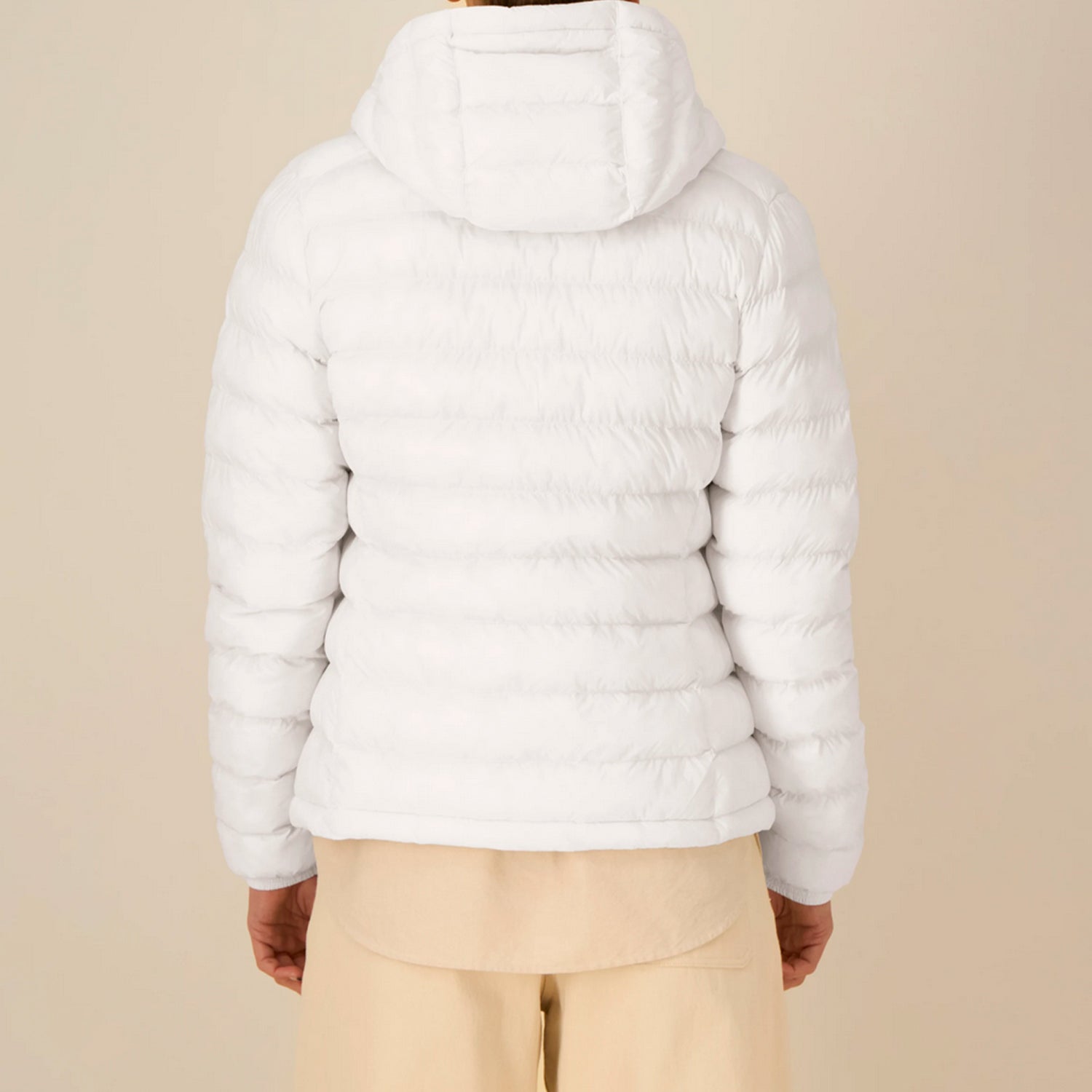 Basic Steppjacke Damen Weiß