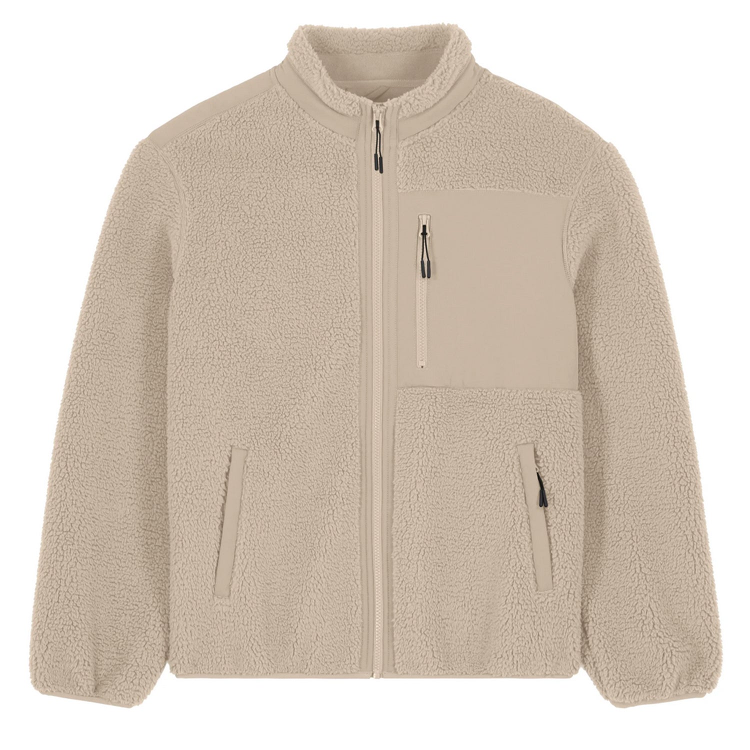 Basic Sherpa Jacke Red Brown