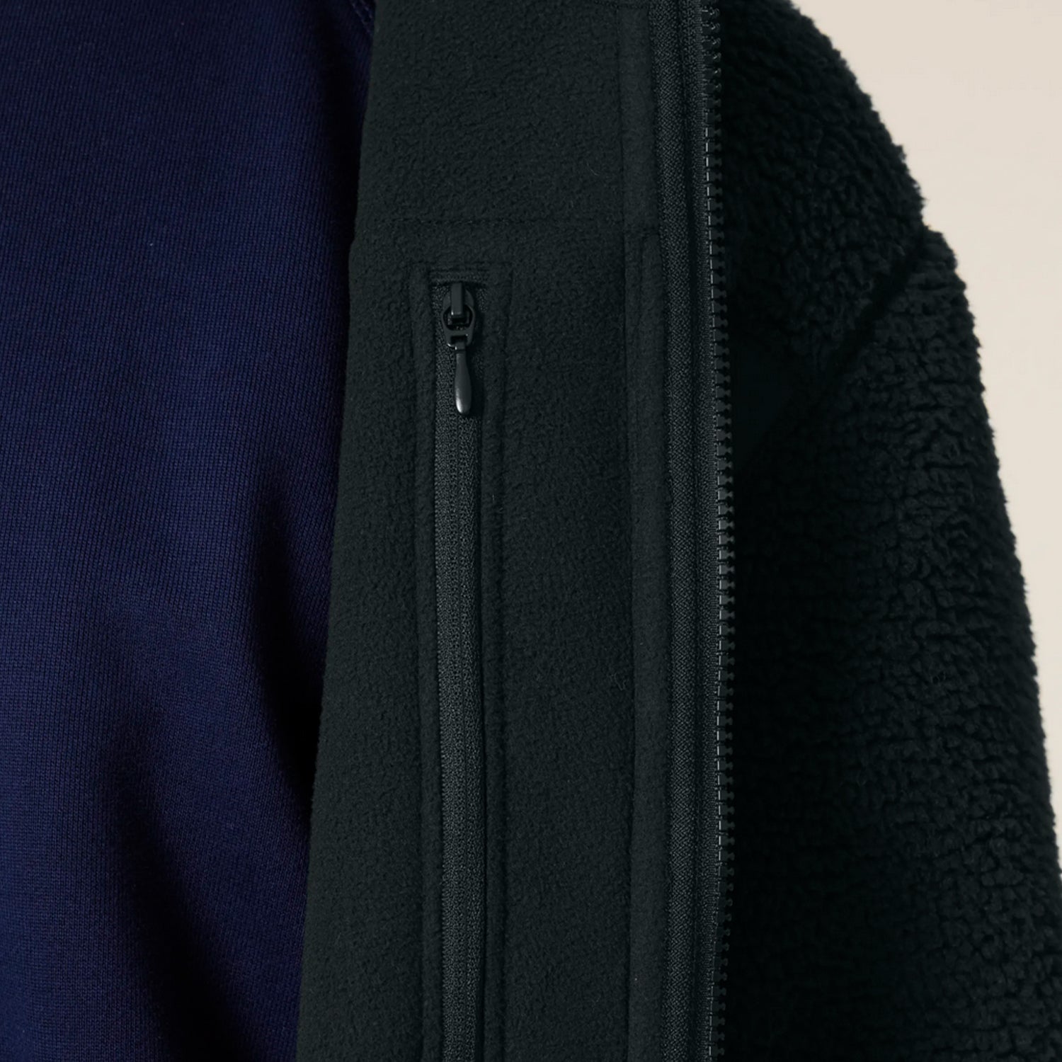 Basic Sherpa Jacke Black