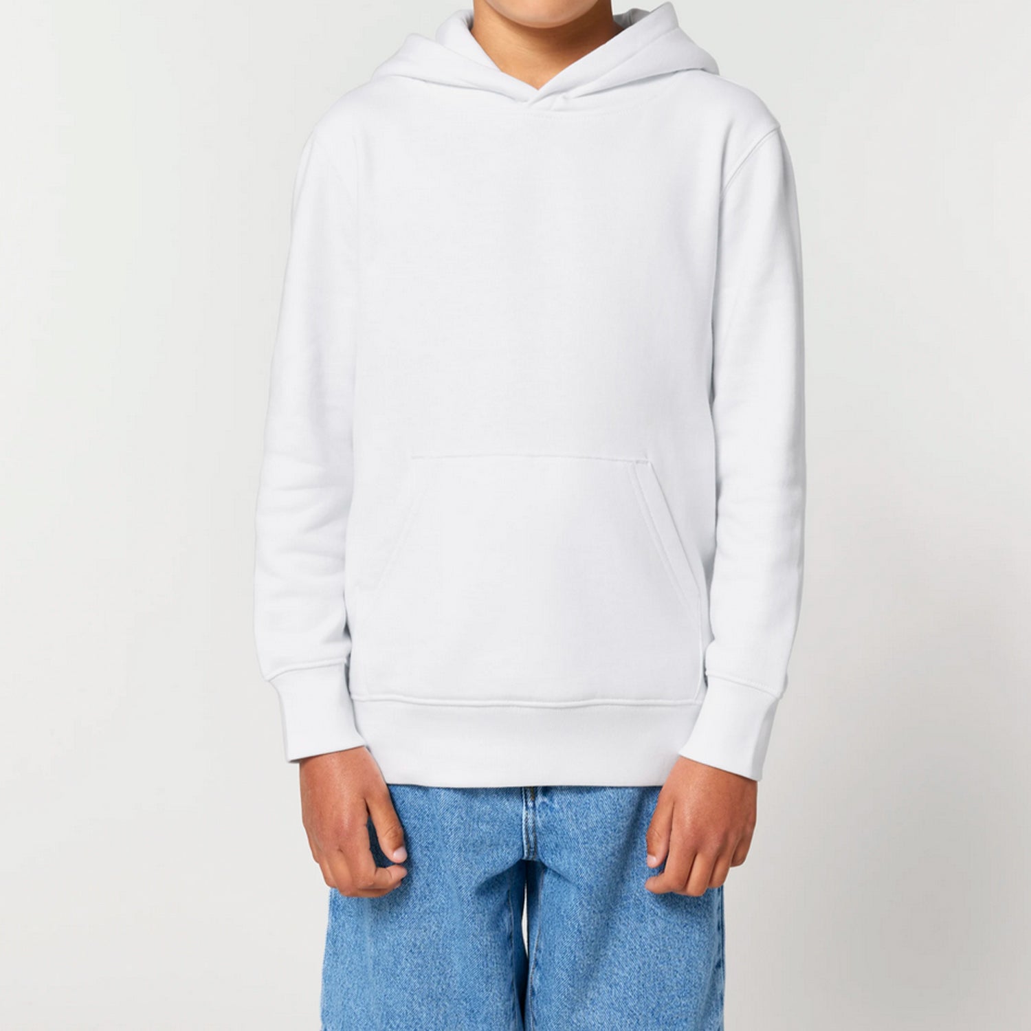 Basic Kids Hoodie White
