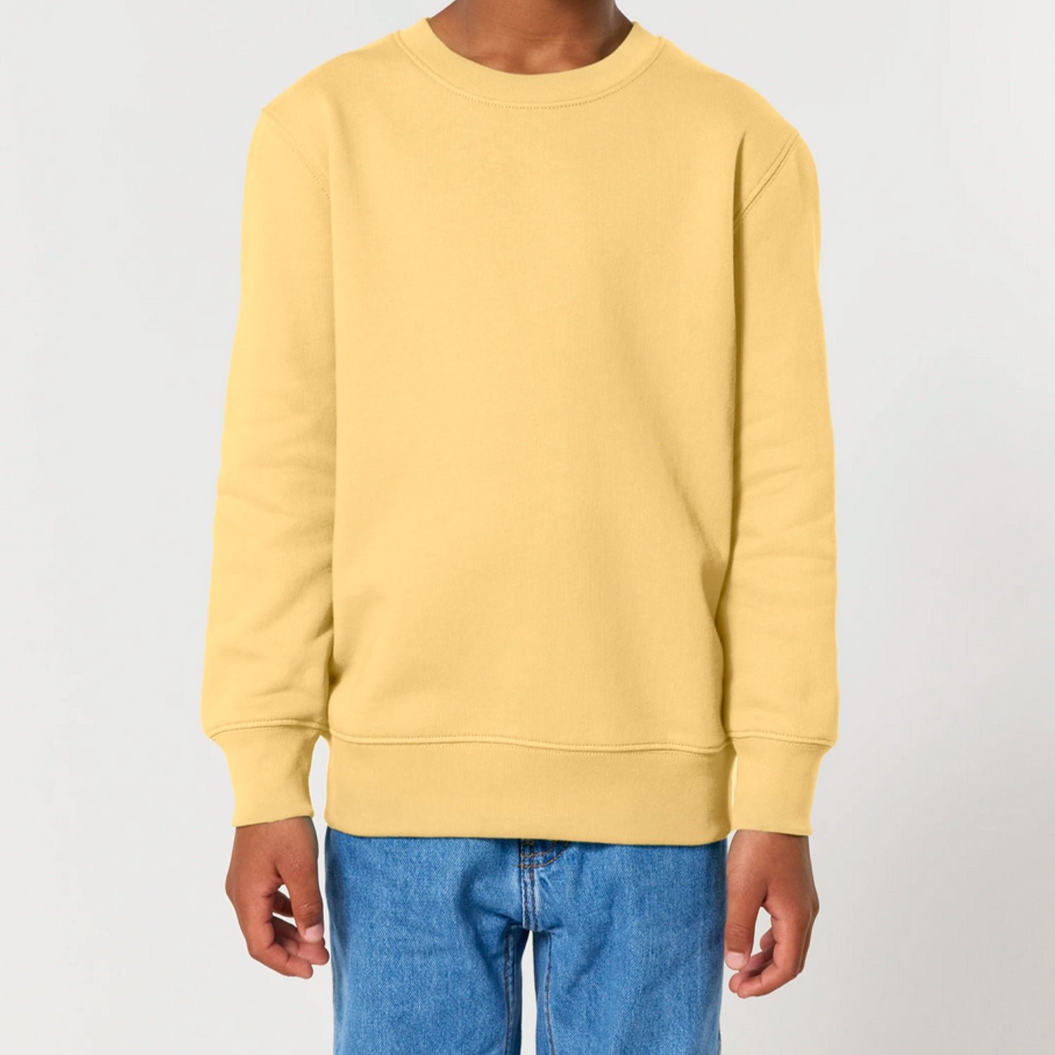 Basic Kids Sweatshirt Yellow