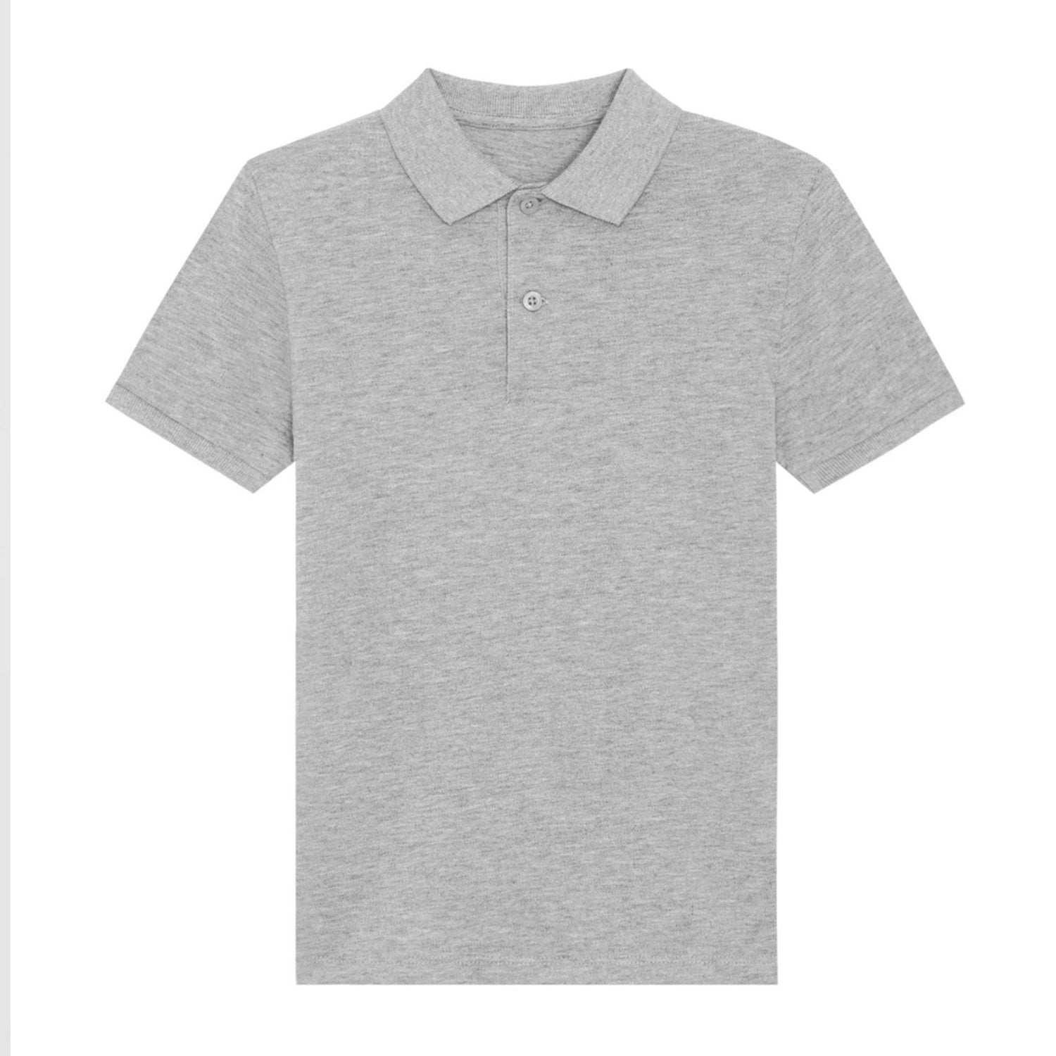Basic Kids Polo Grey
