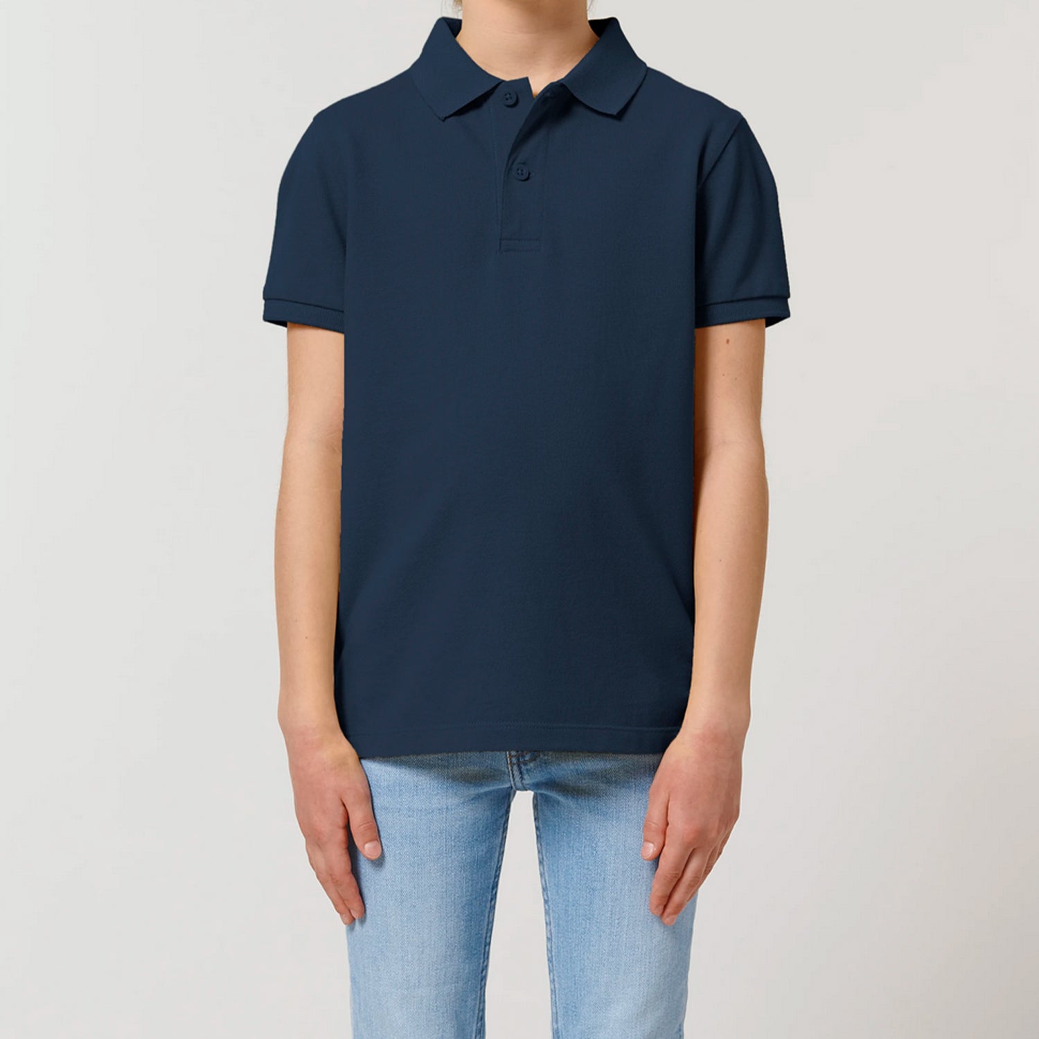 Basic Kids Polo Navy