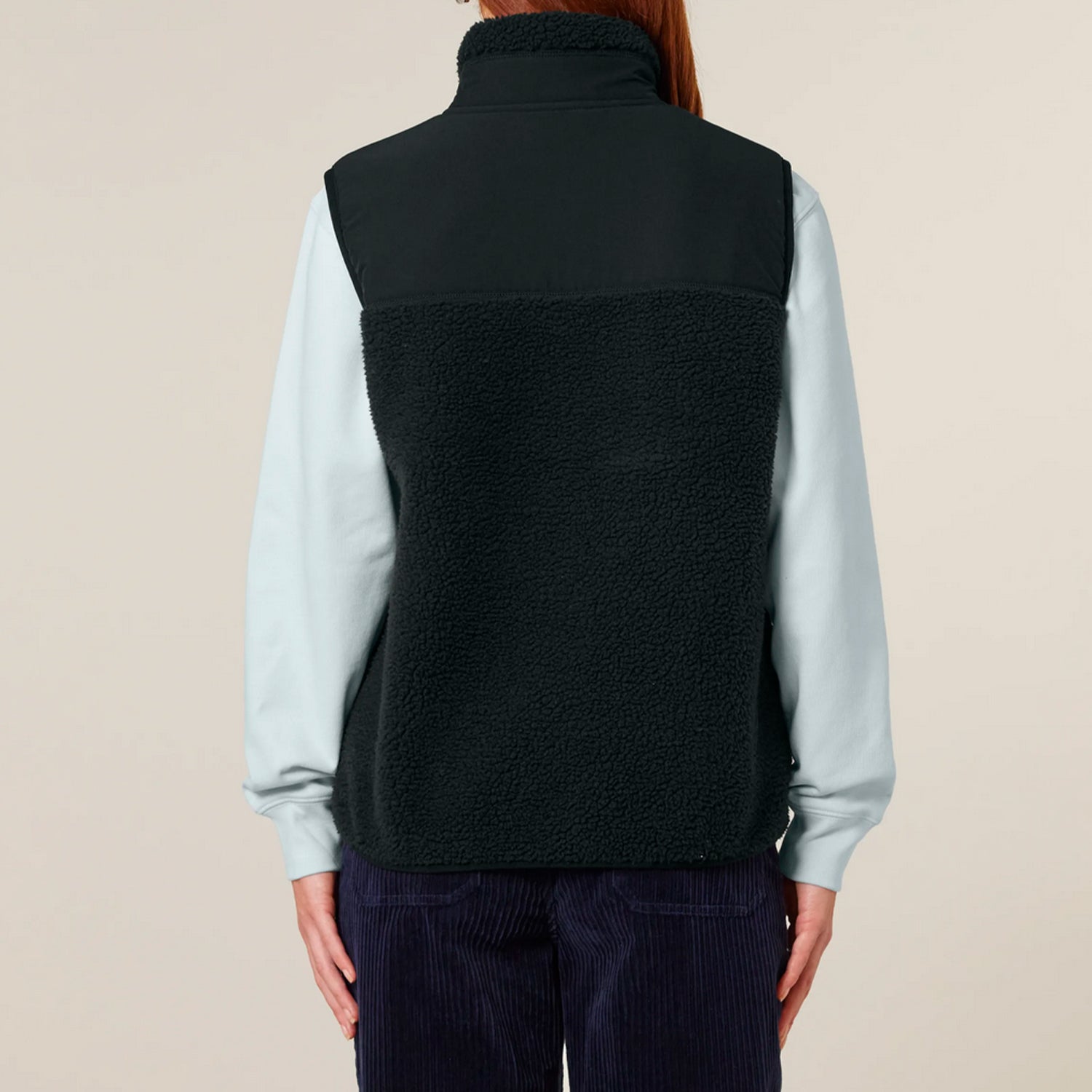 Basic Sherpa Weste Black