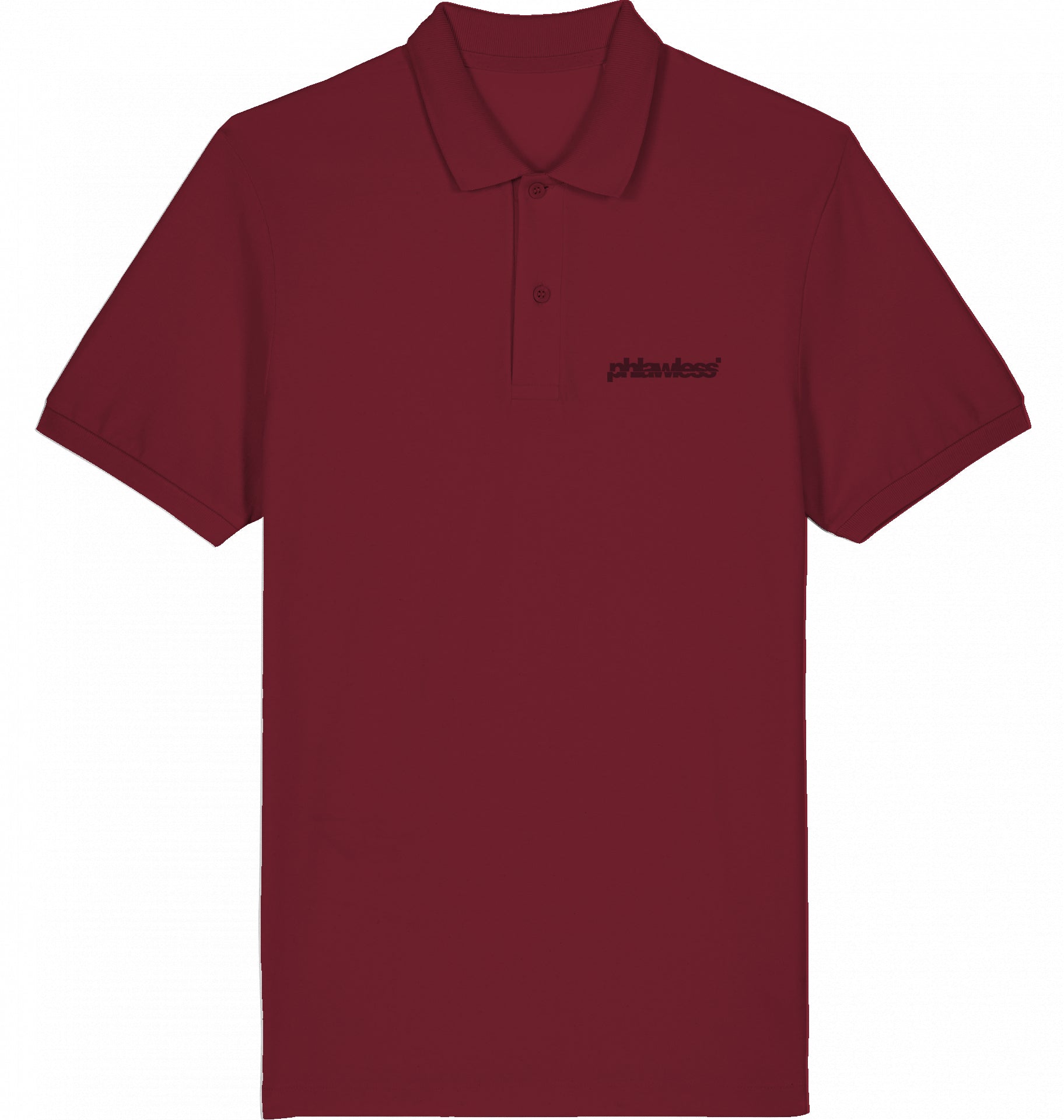 Basic Polo Burgund