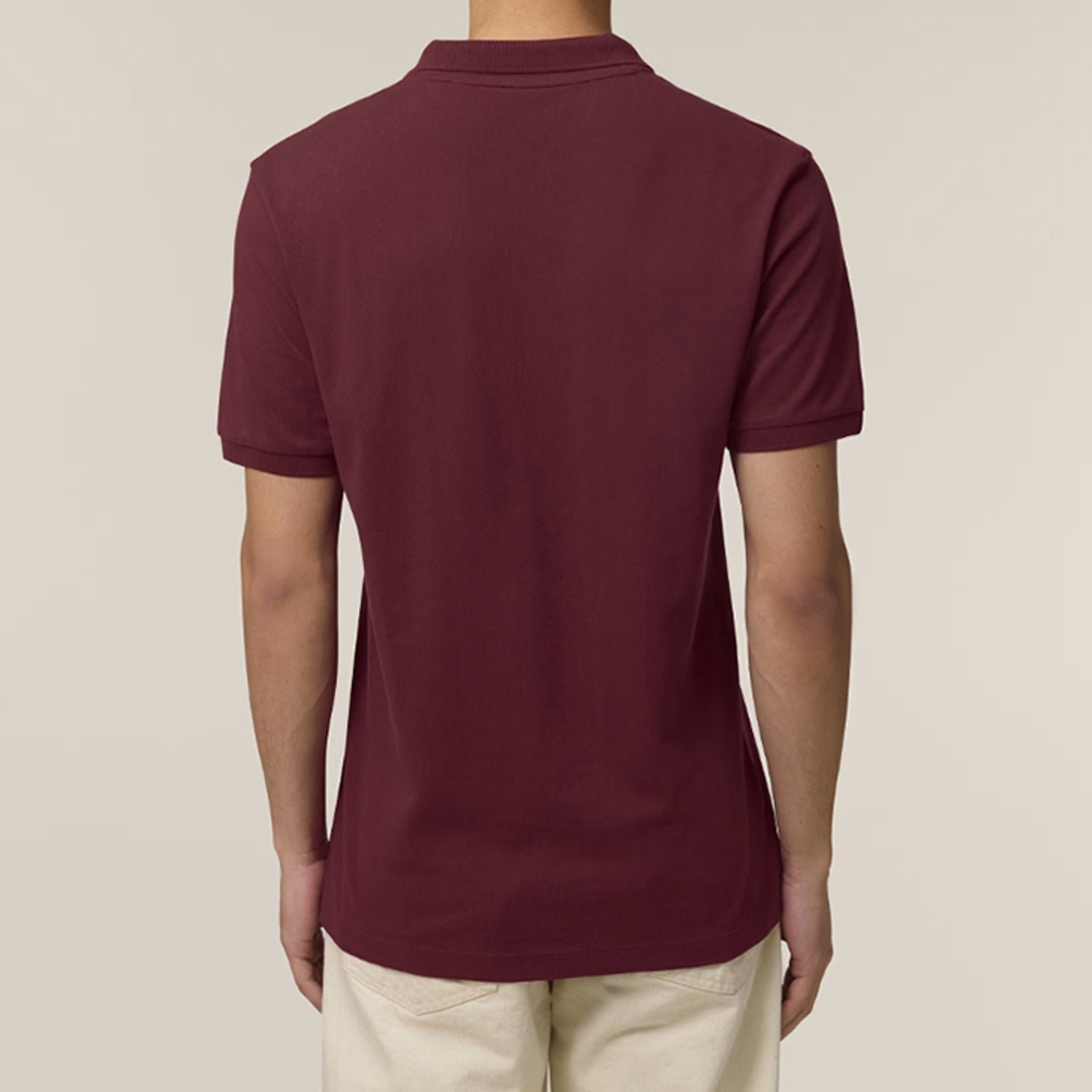 Basic Polo Burgund