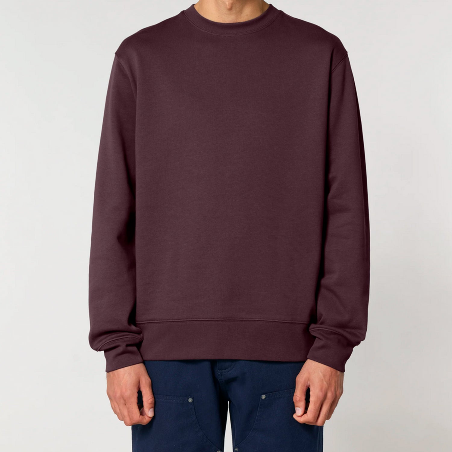 Basic Sweatshirt Red Brown