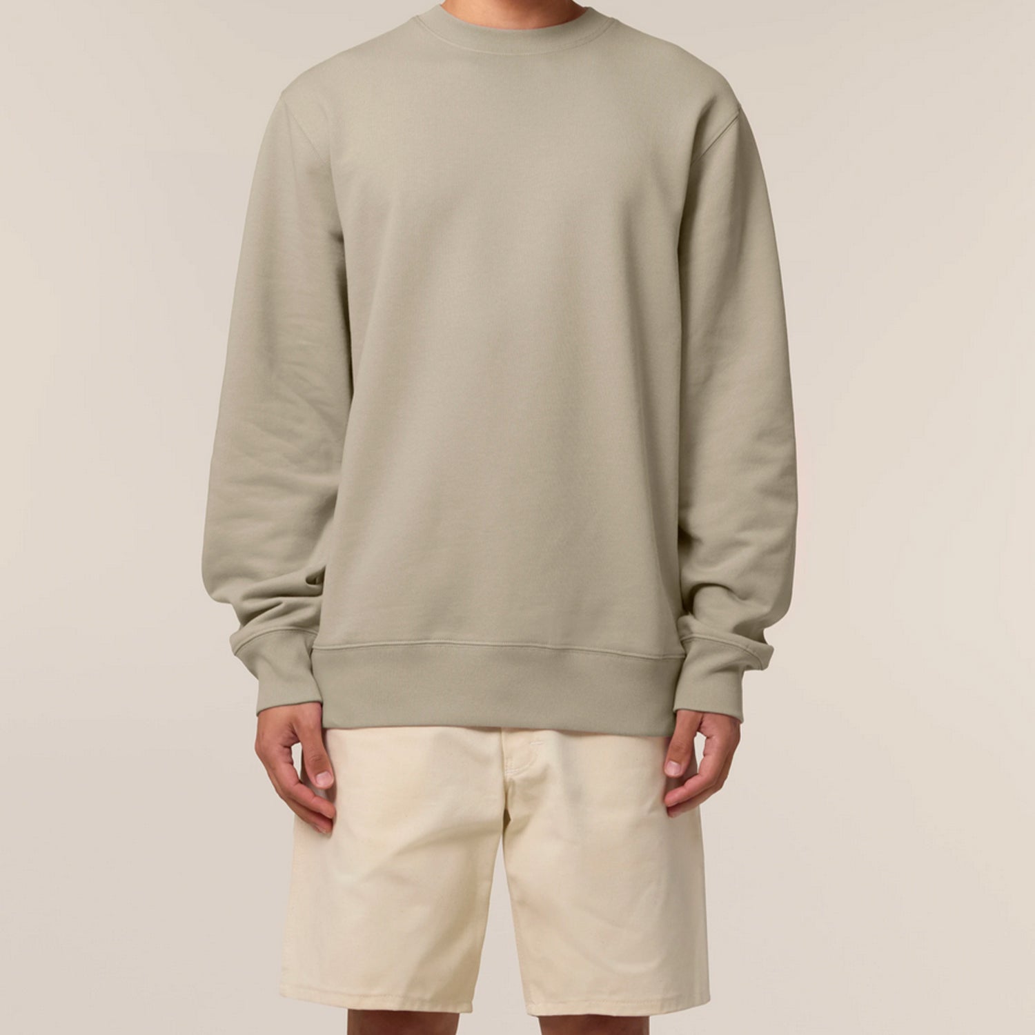 Basic Sweatshirt Stone