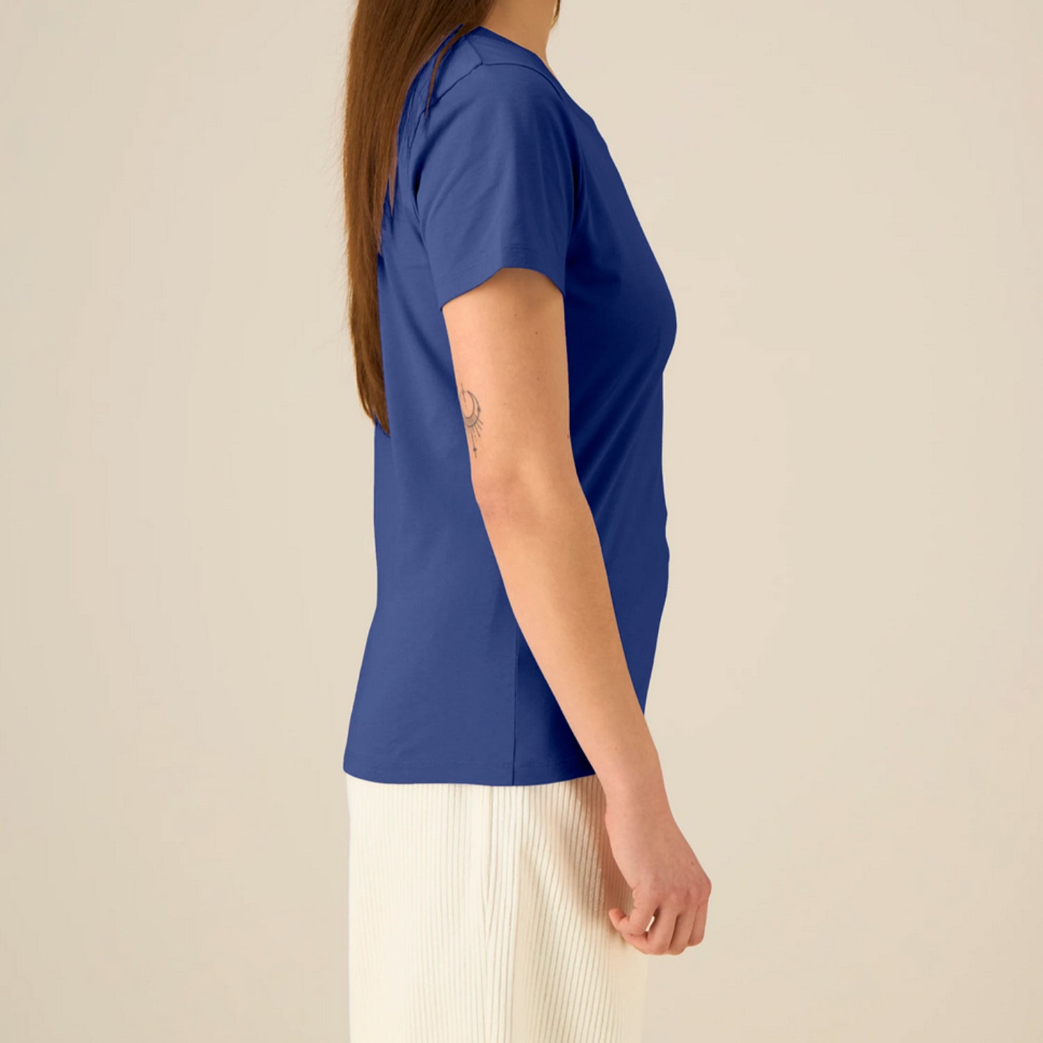 Basic T-Shirt Women Lila
