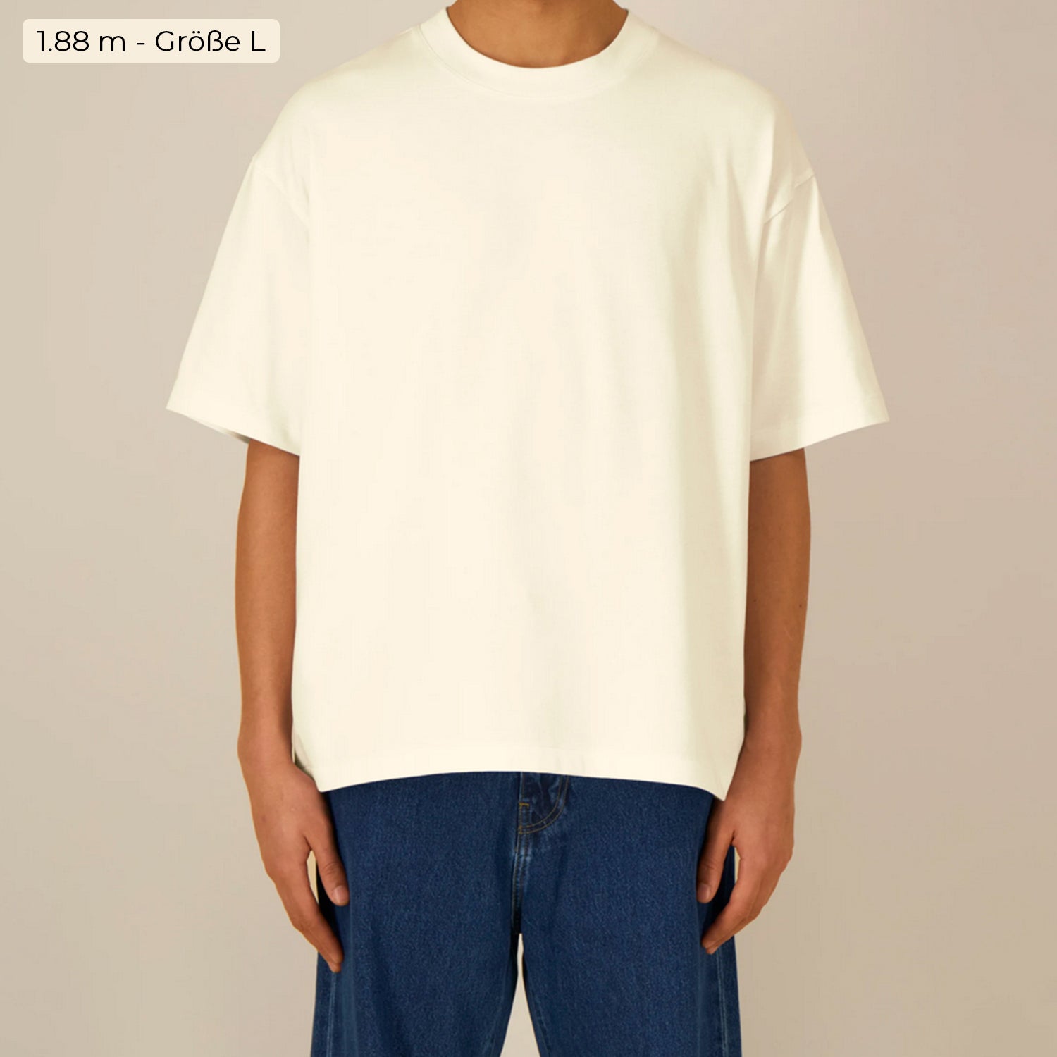 Basic Boxy Tee Cream