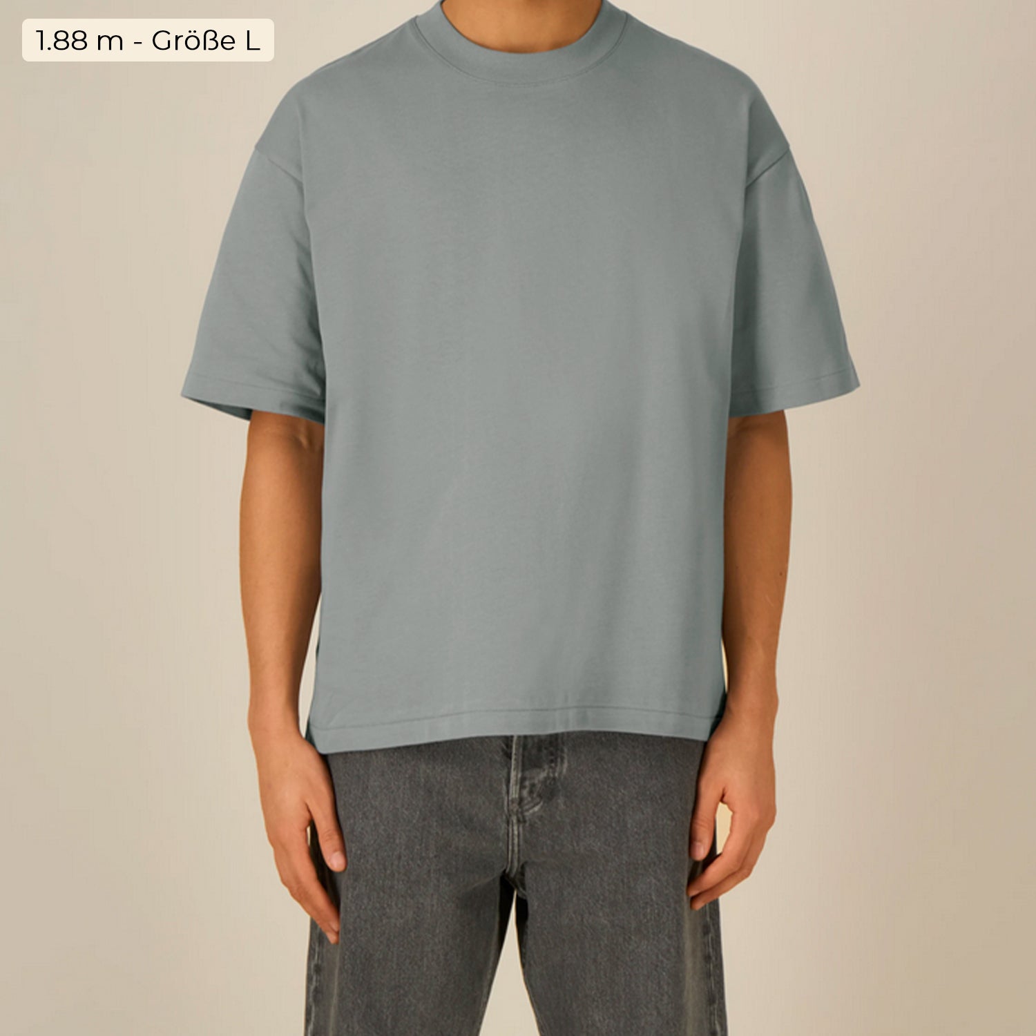 Basic Boxy Tee Grey