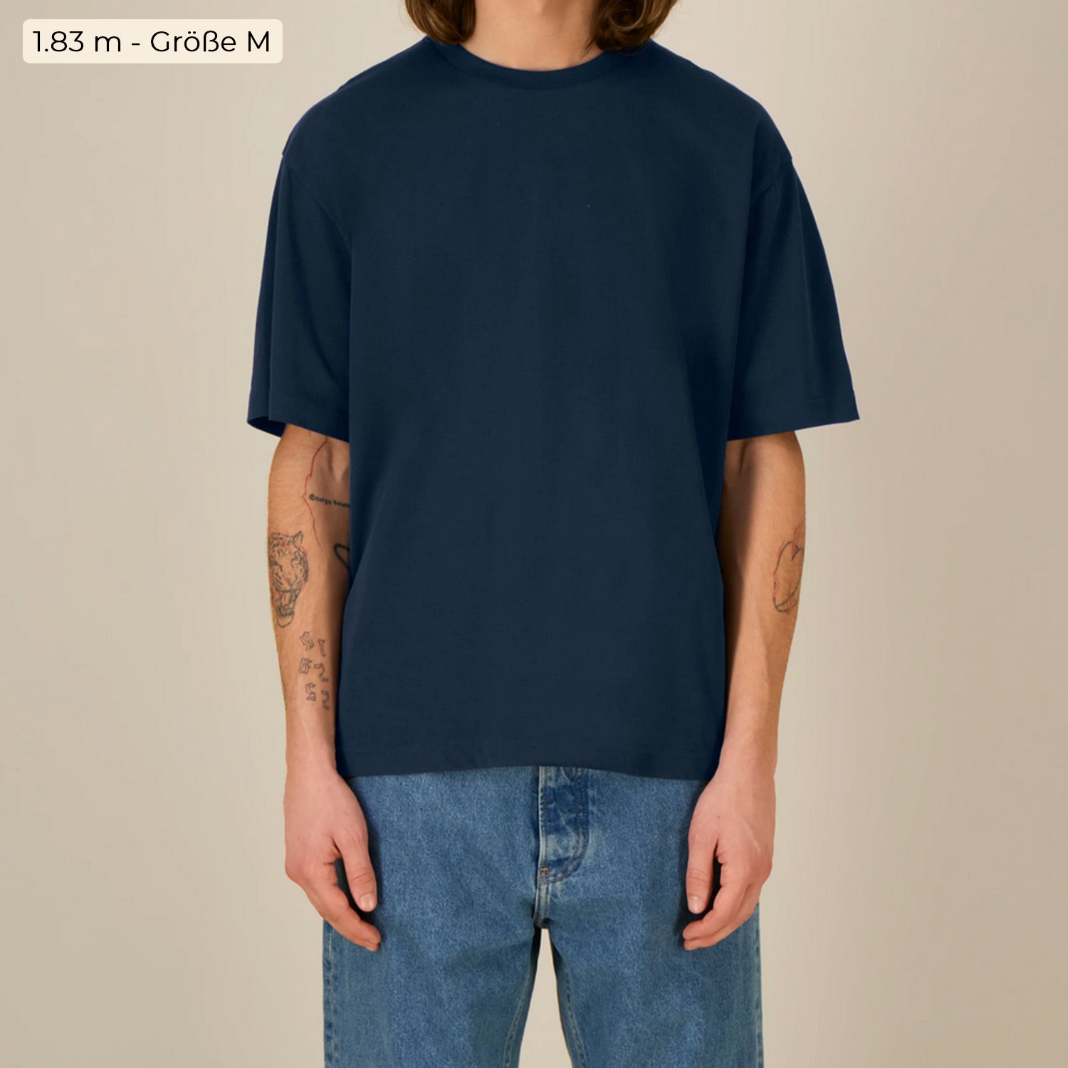 Basic Mid-Light Tee Navy