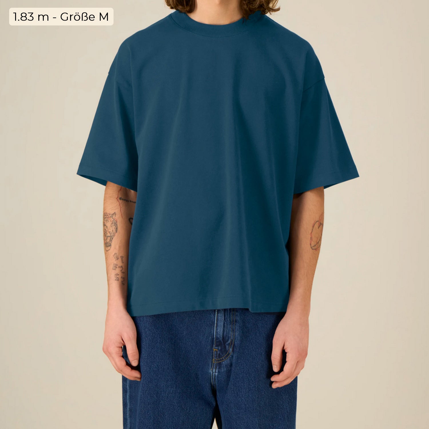 Basic Boxy Tee Deep Teal