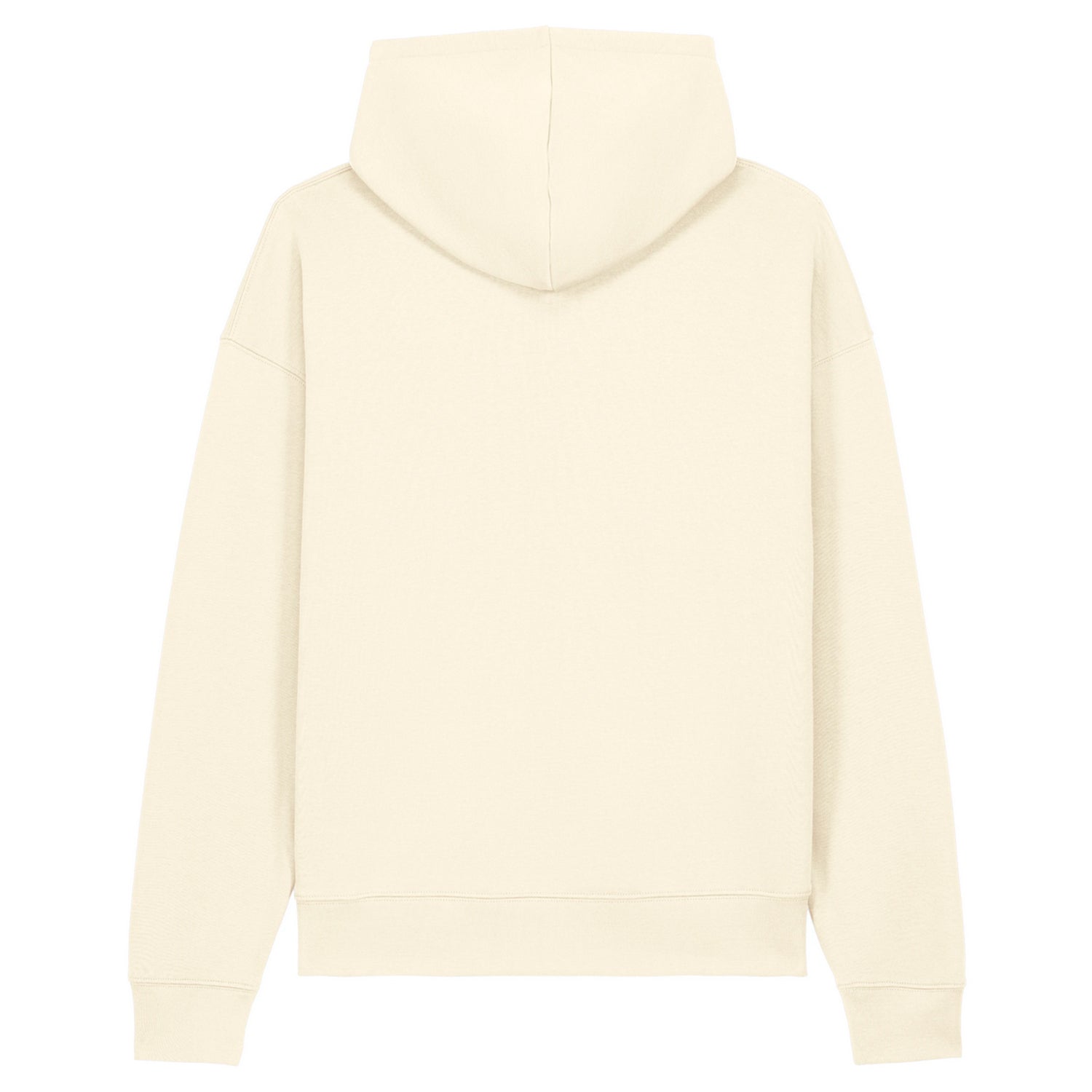 Basic Relaxed Fit Hoodie Cream