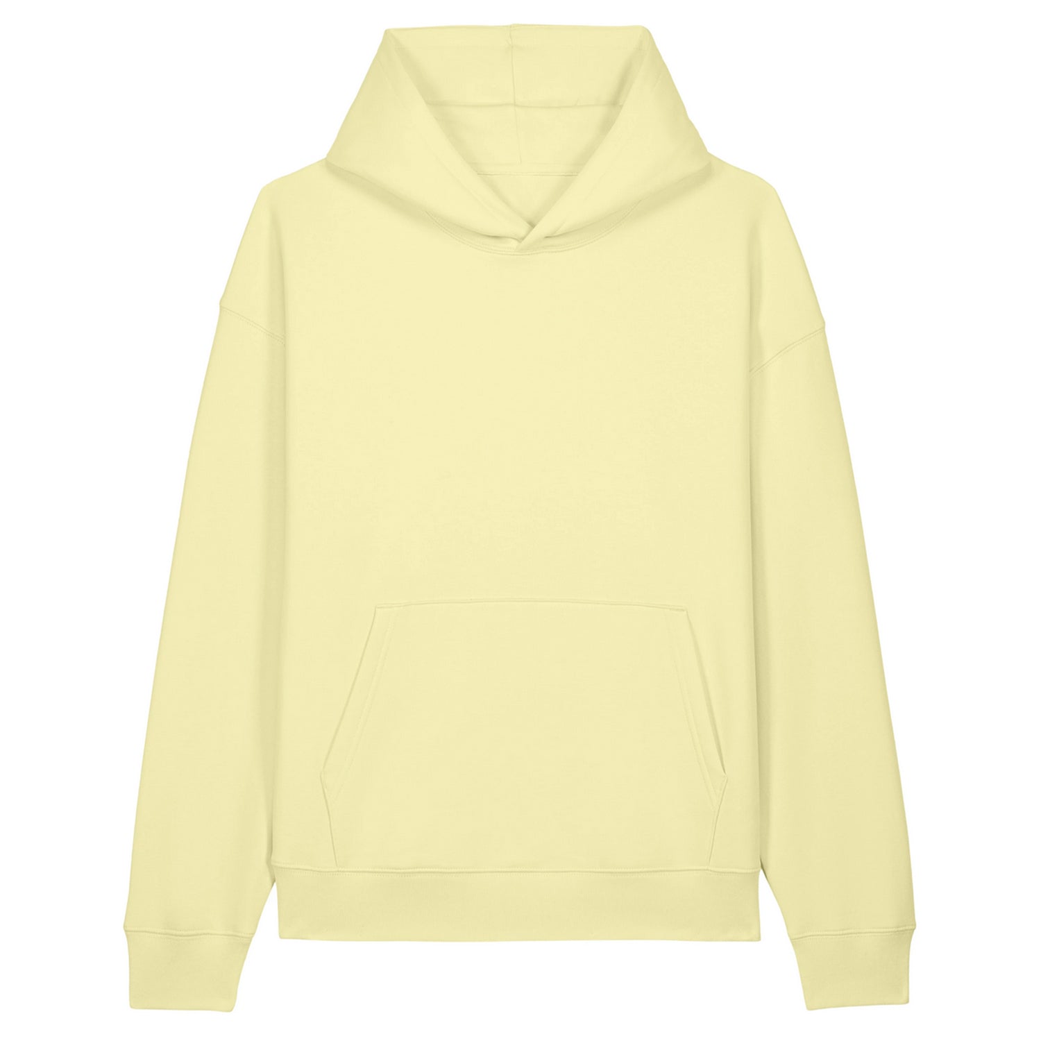 Basic Relaxed Fit Hoodie Stone