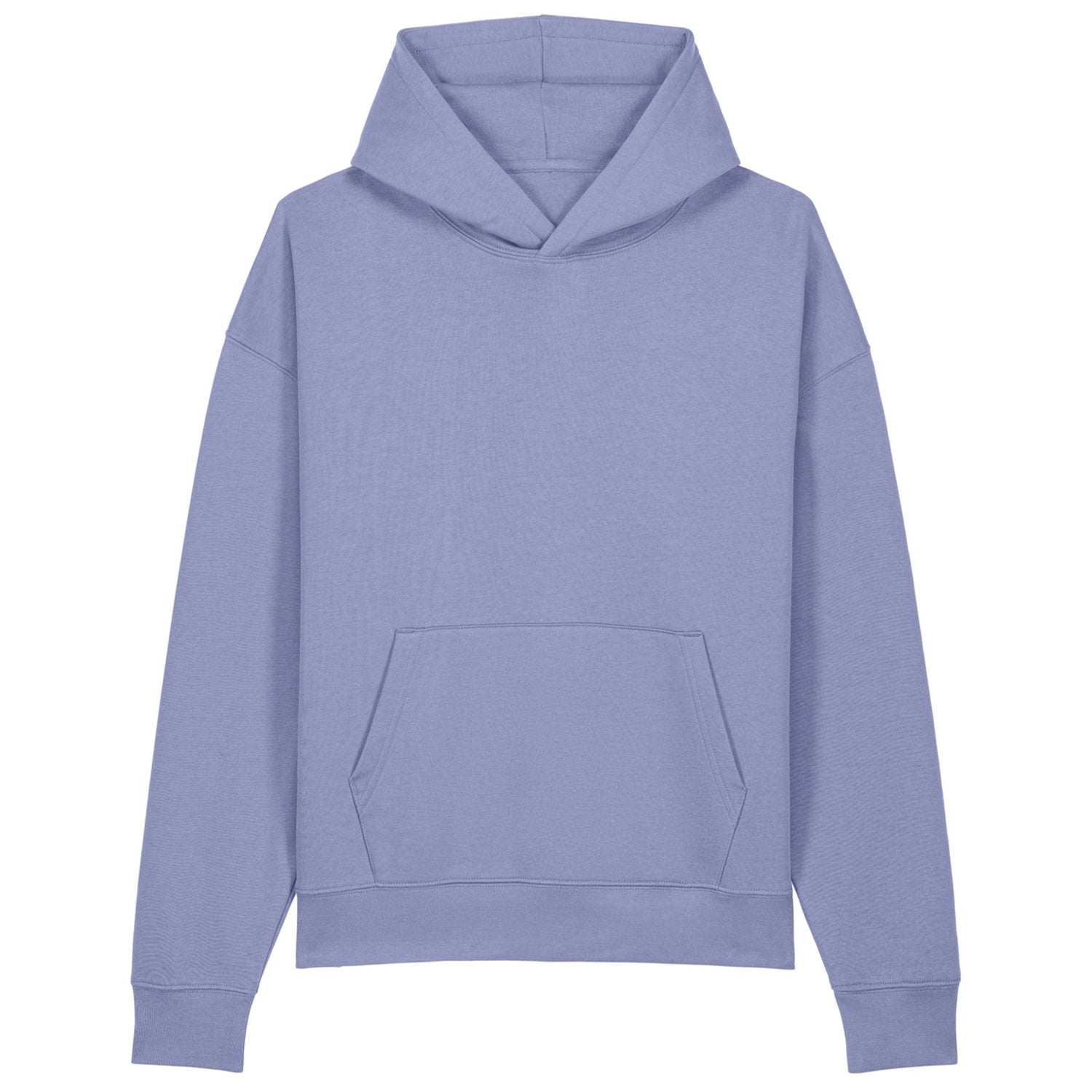 Basic Relaxed Fit Hoodie Stone
