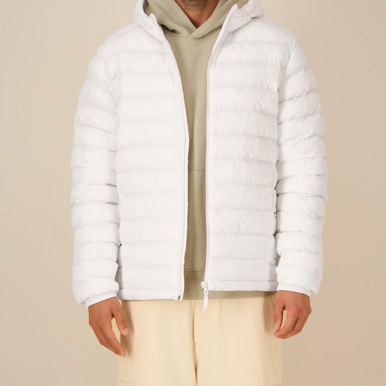 Basic Steppjacke Herren White