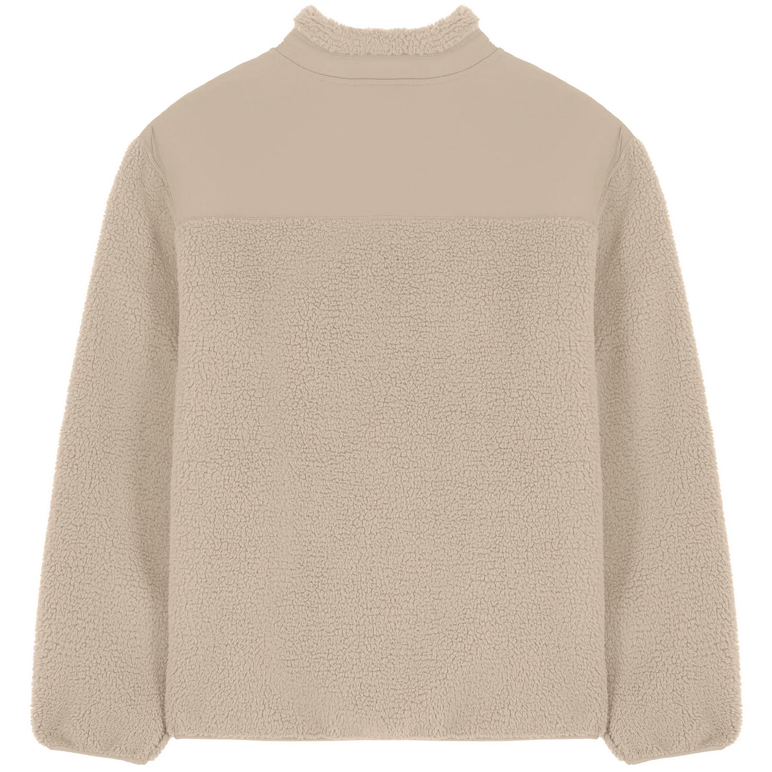 Basic Sherpa Jacke Beige