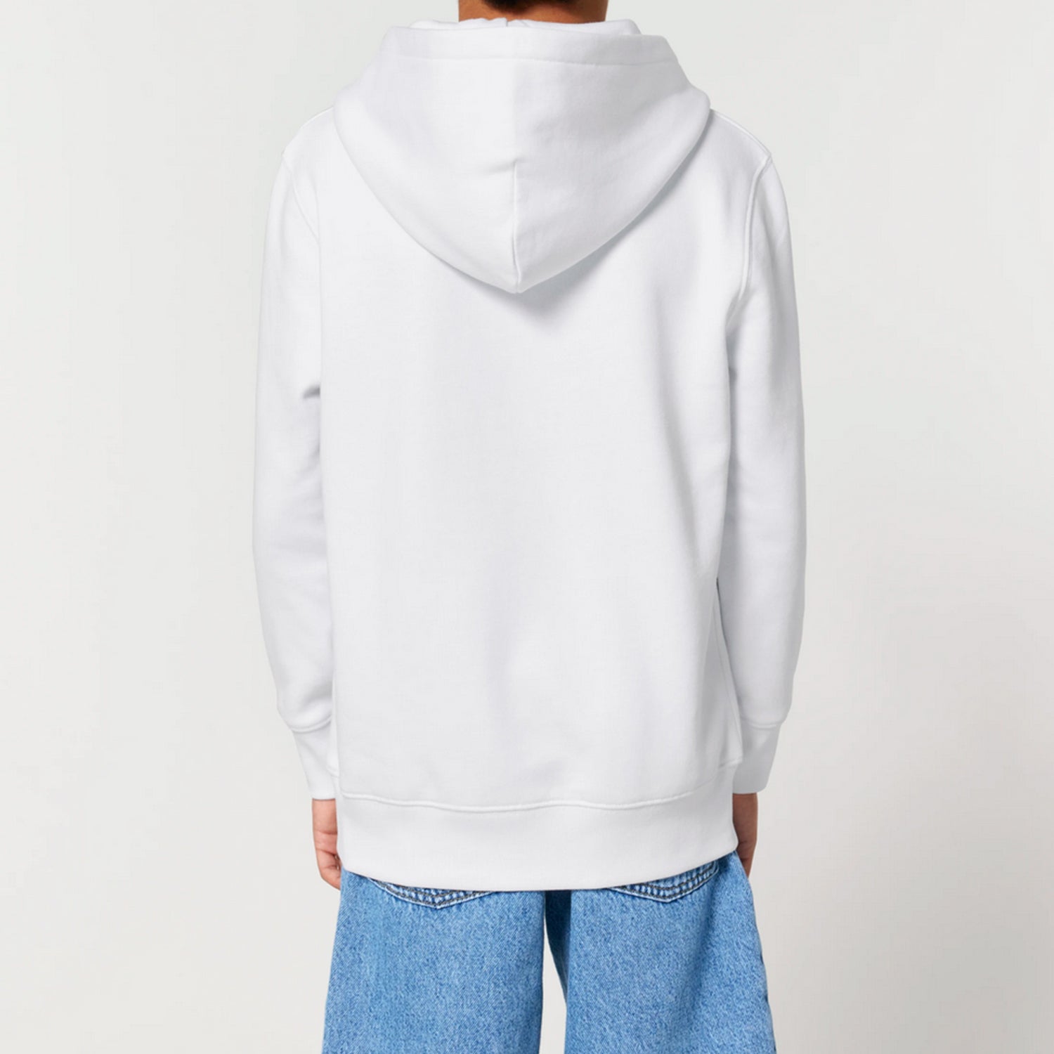 Basic Kids Hoodie White
