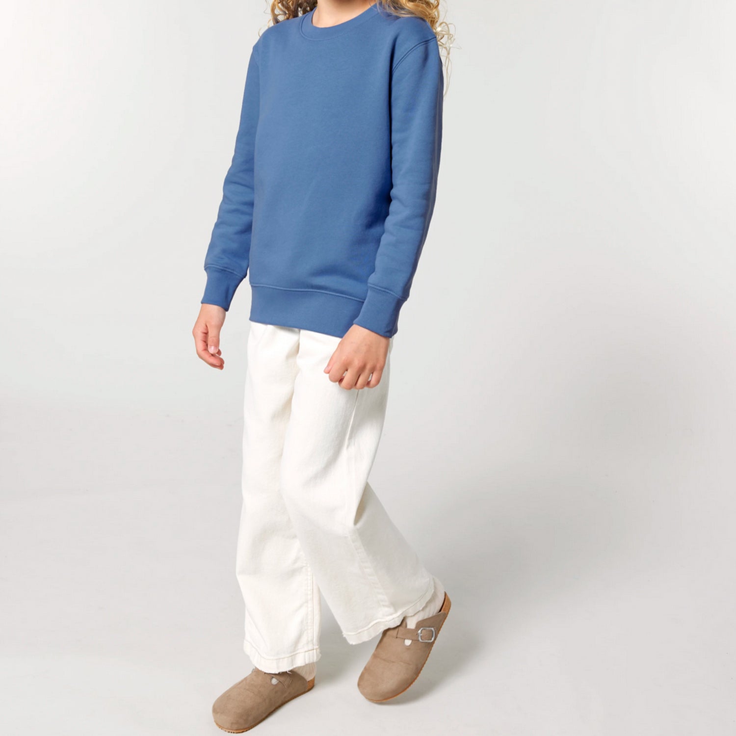 Basic Kids Sweatshirt Blue