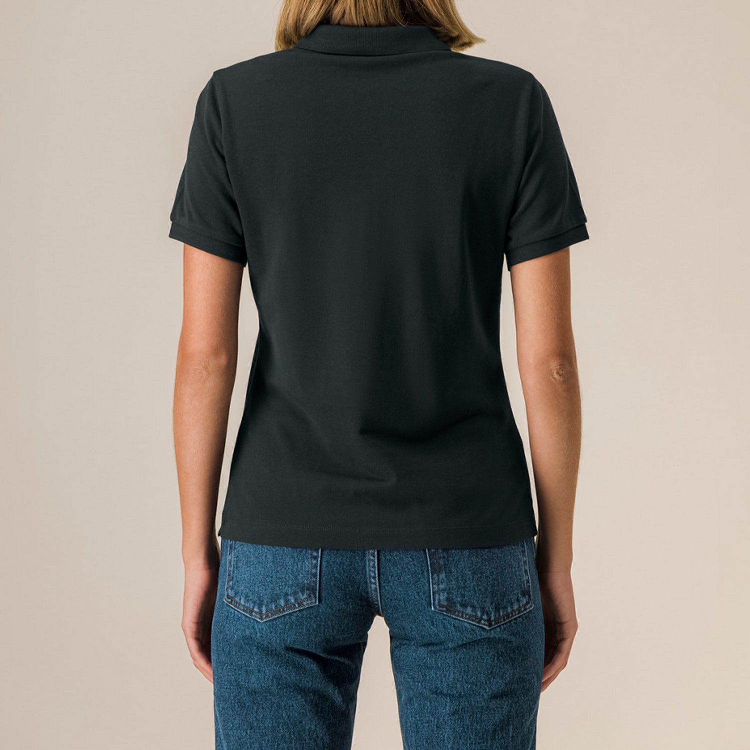 Basic Mid-Light Polo Women Black