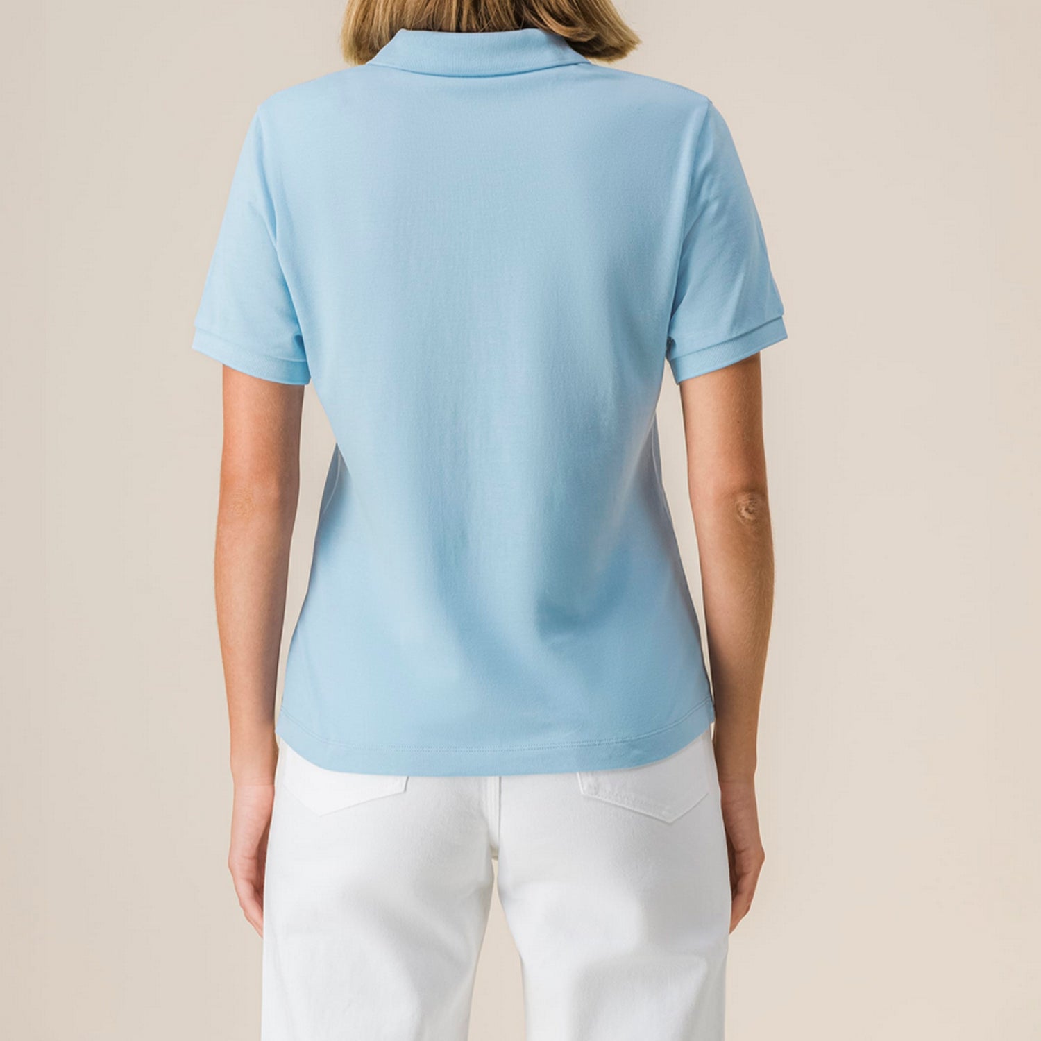 Basic Mid-Light Polo Women Blue
