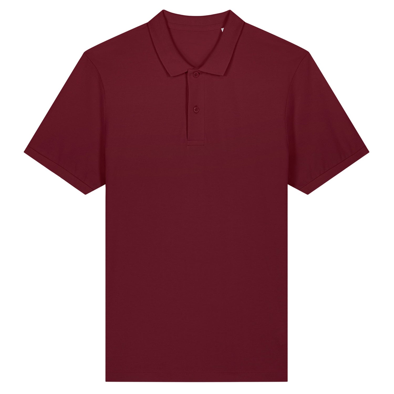 Basic Mid-Light Polo Burgund