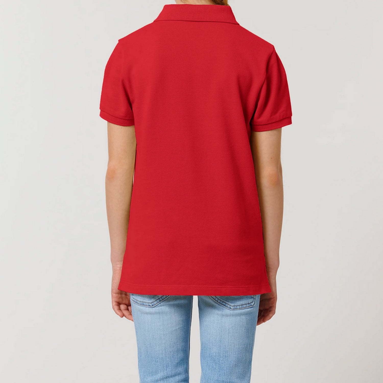 Basic Kids Polo Red