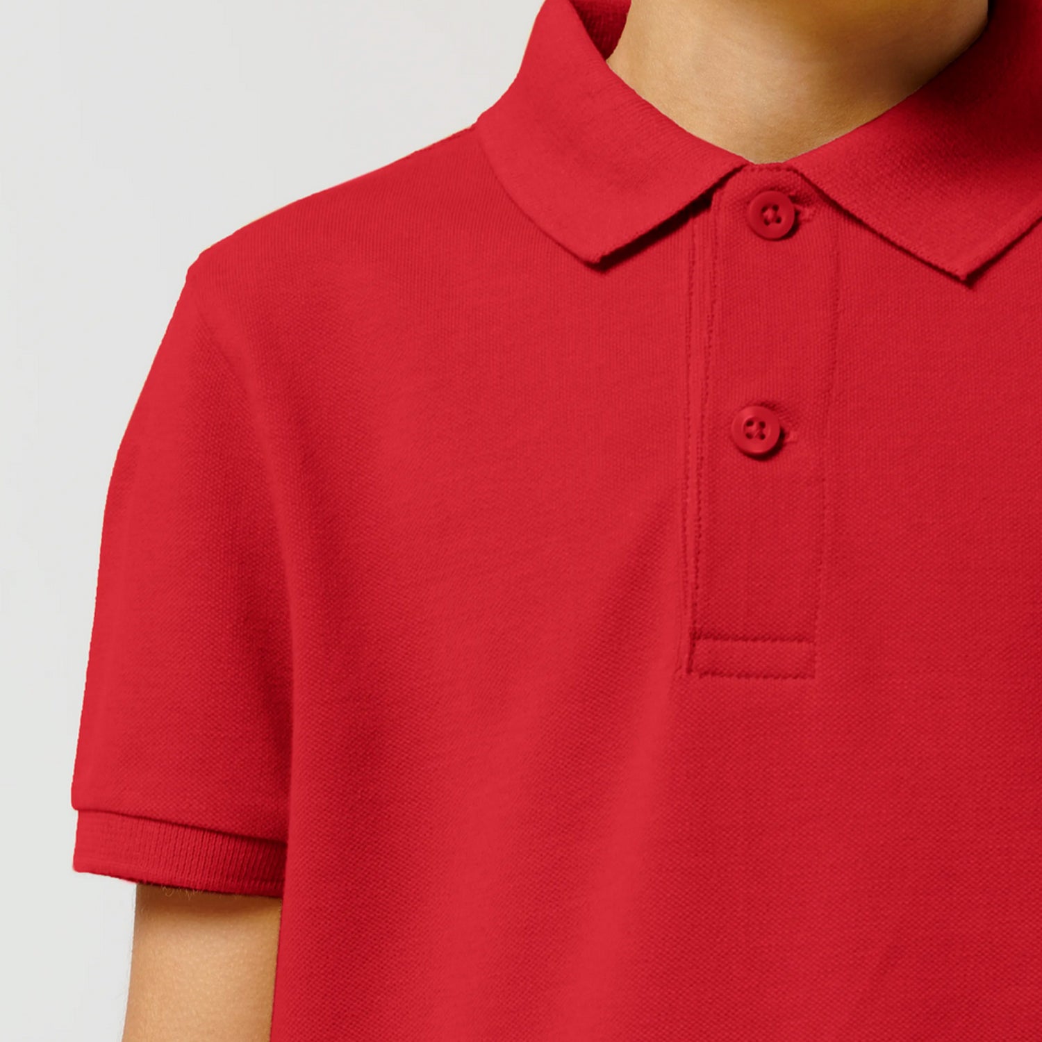 Basic Kids Polo Red