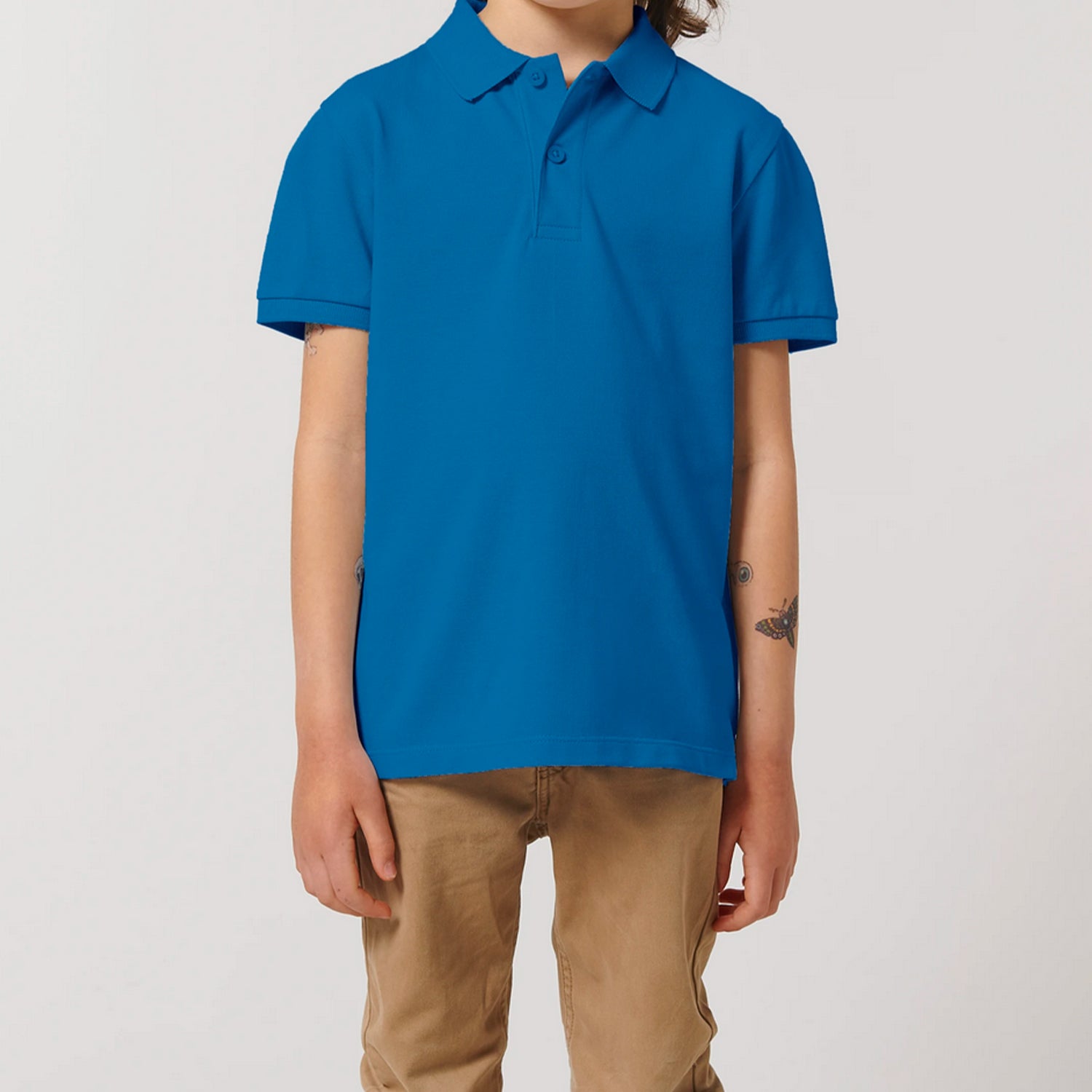Basic Kids Polo Blue