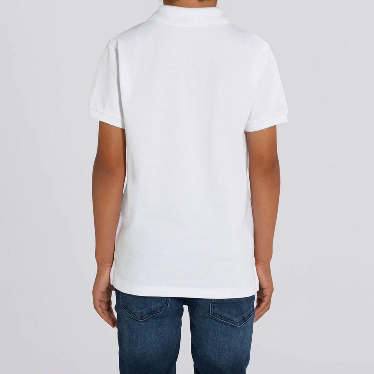 Basic Kids Polo White