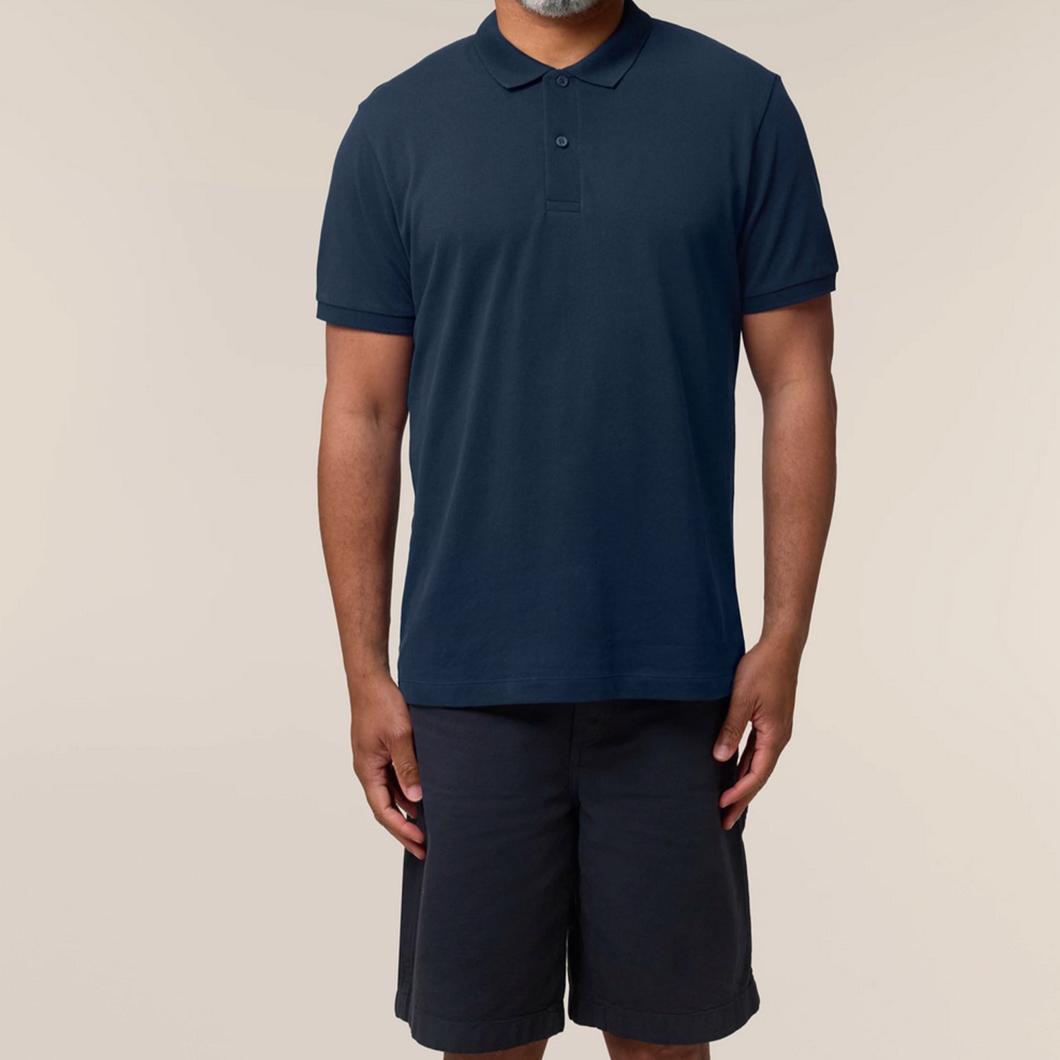 Basic Mid-Light Polo Navy
